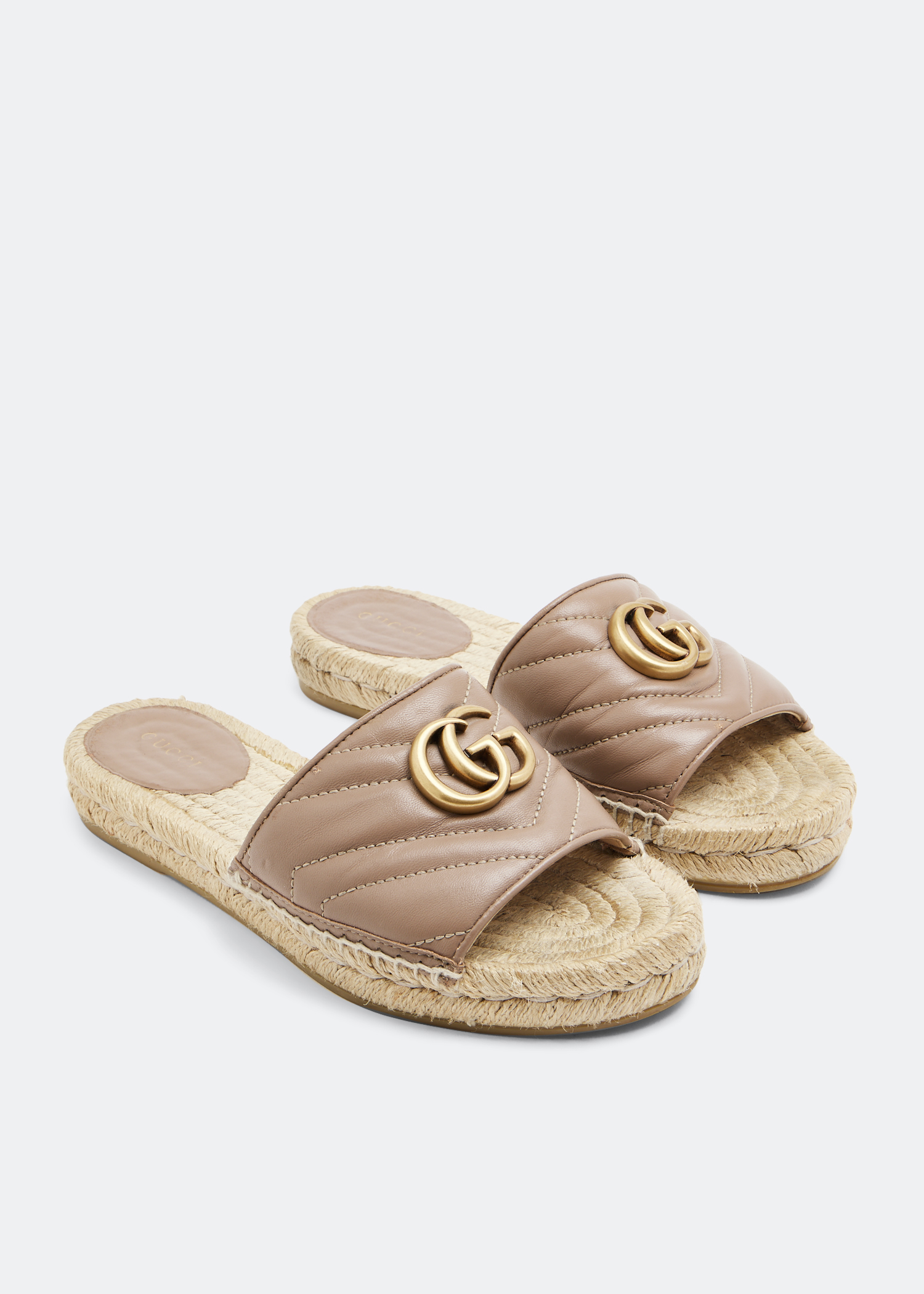 

GG slide sandals, Brown