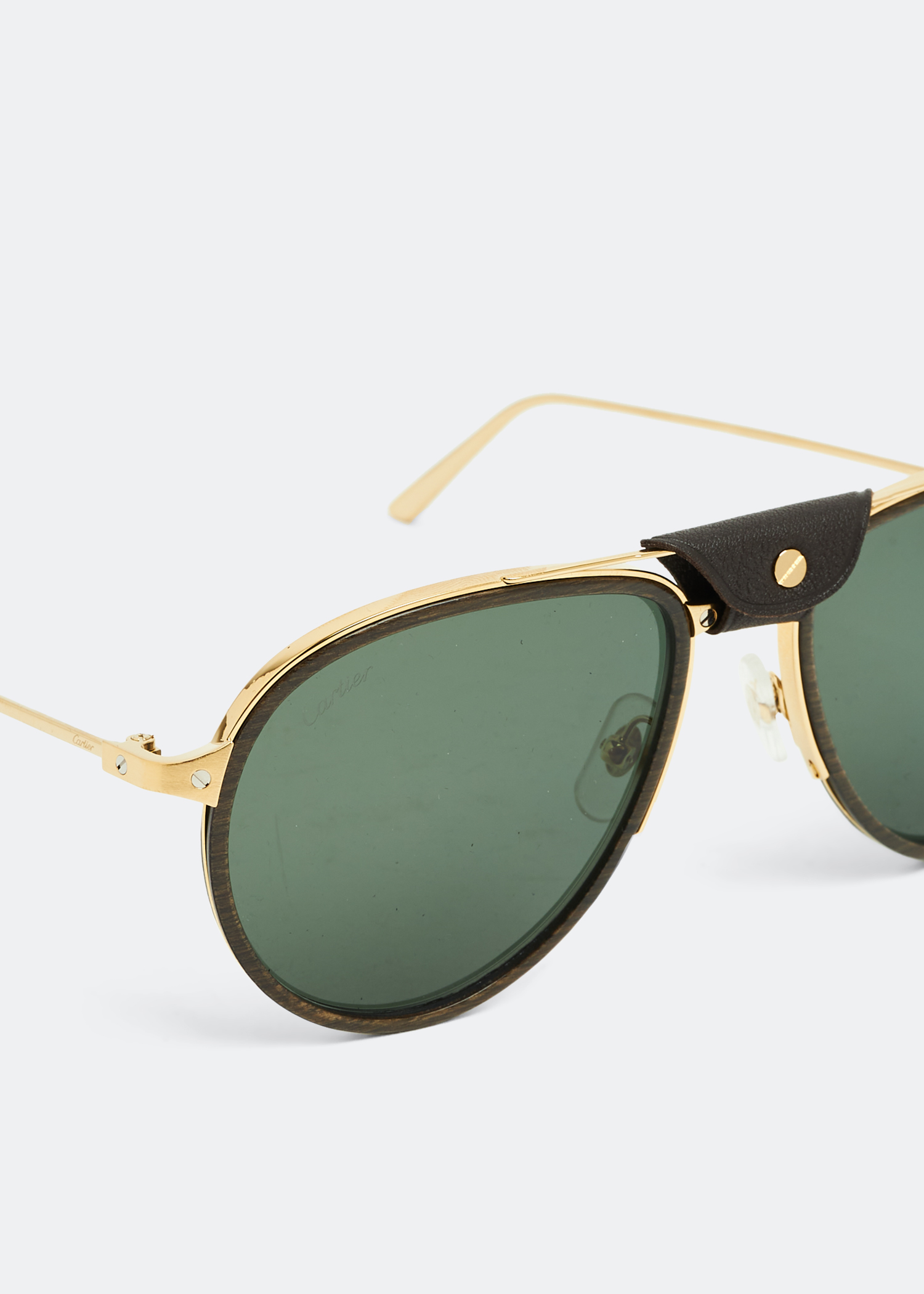 

Santos de Cartier sunglasses, Gold