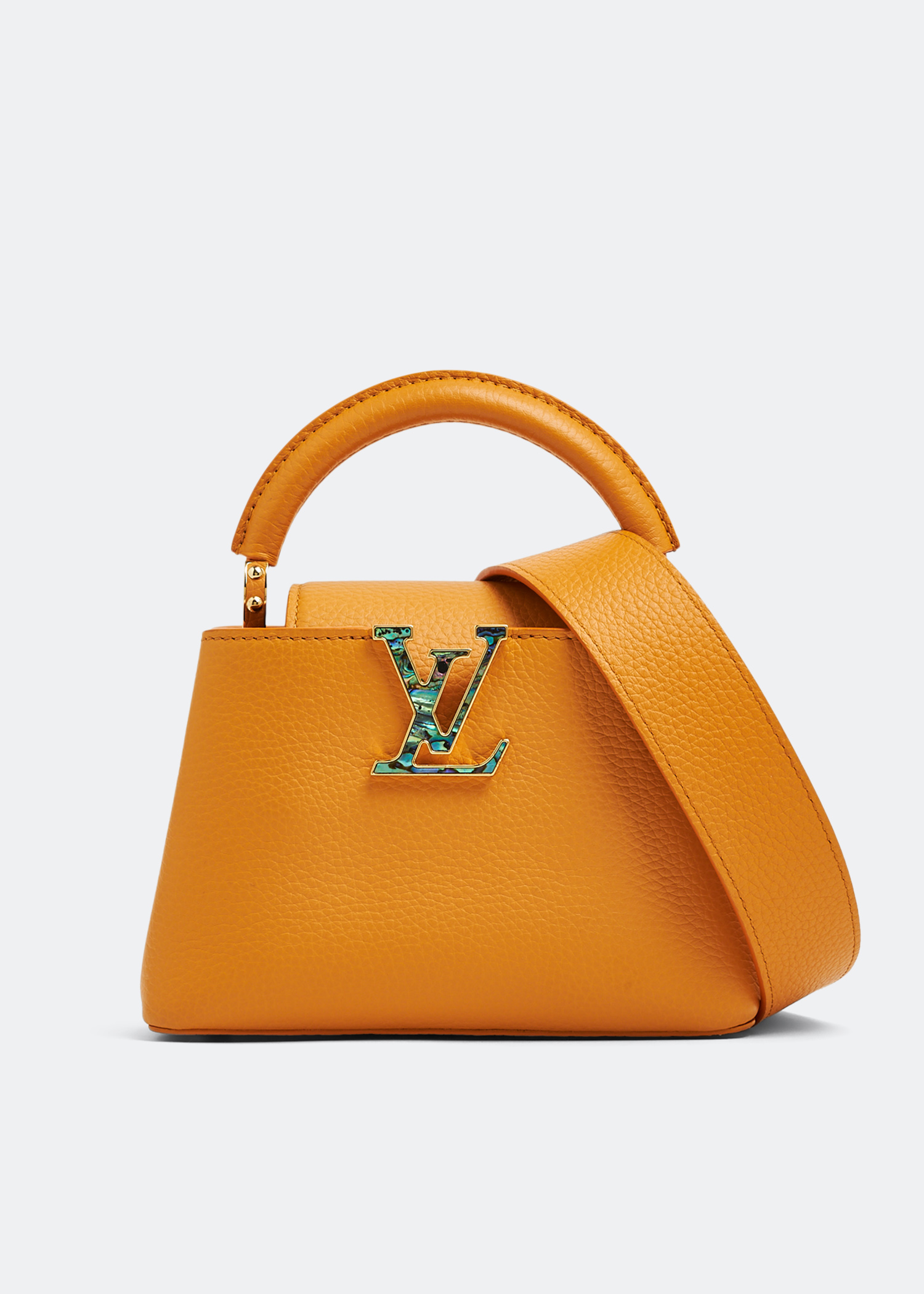 Louis Vuitton Pre-Loved Capucines mini bag for Women - Yellow in Bahrain