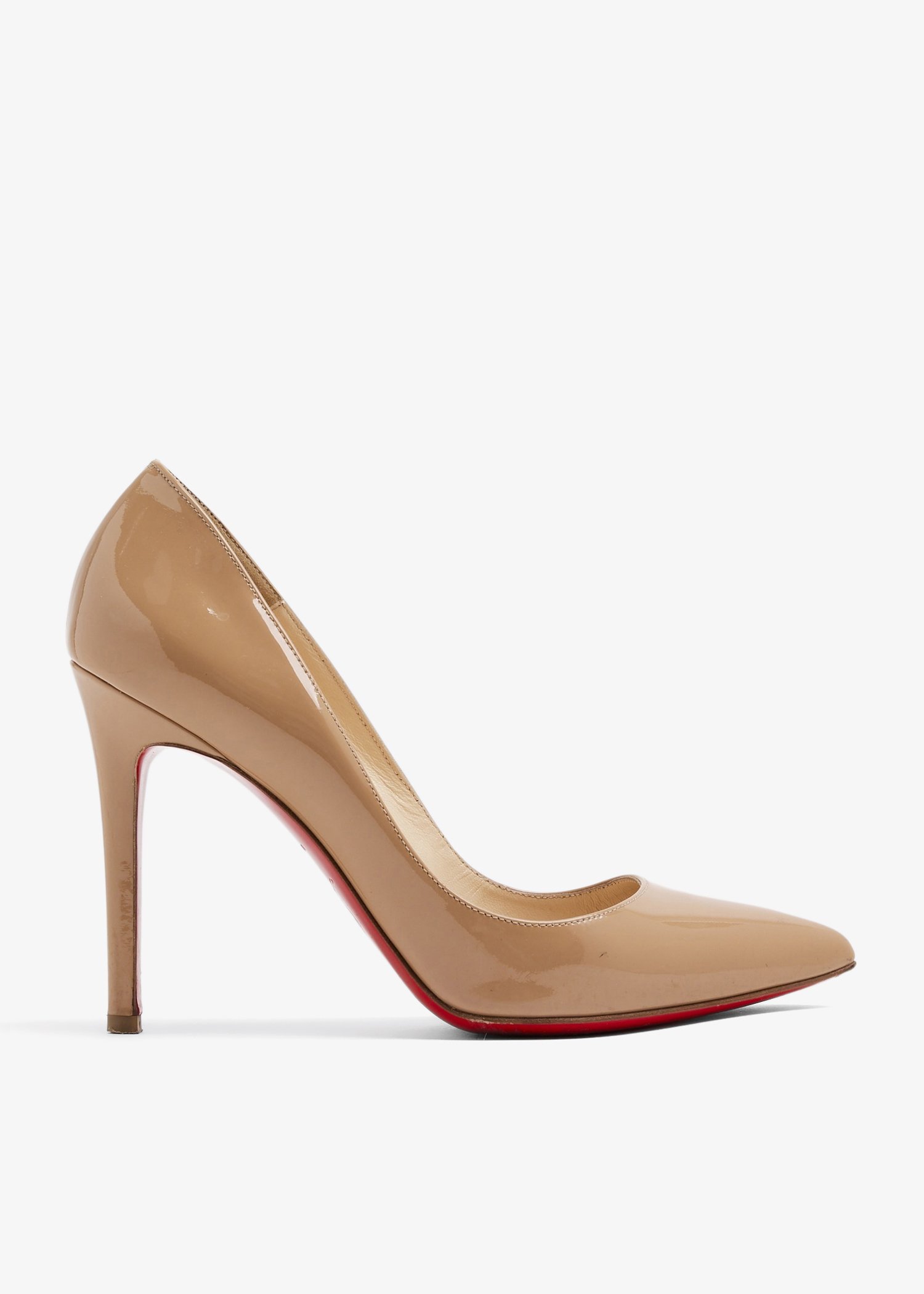 Louboutin pigalle beige new arrivals