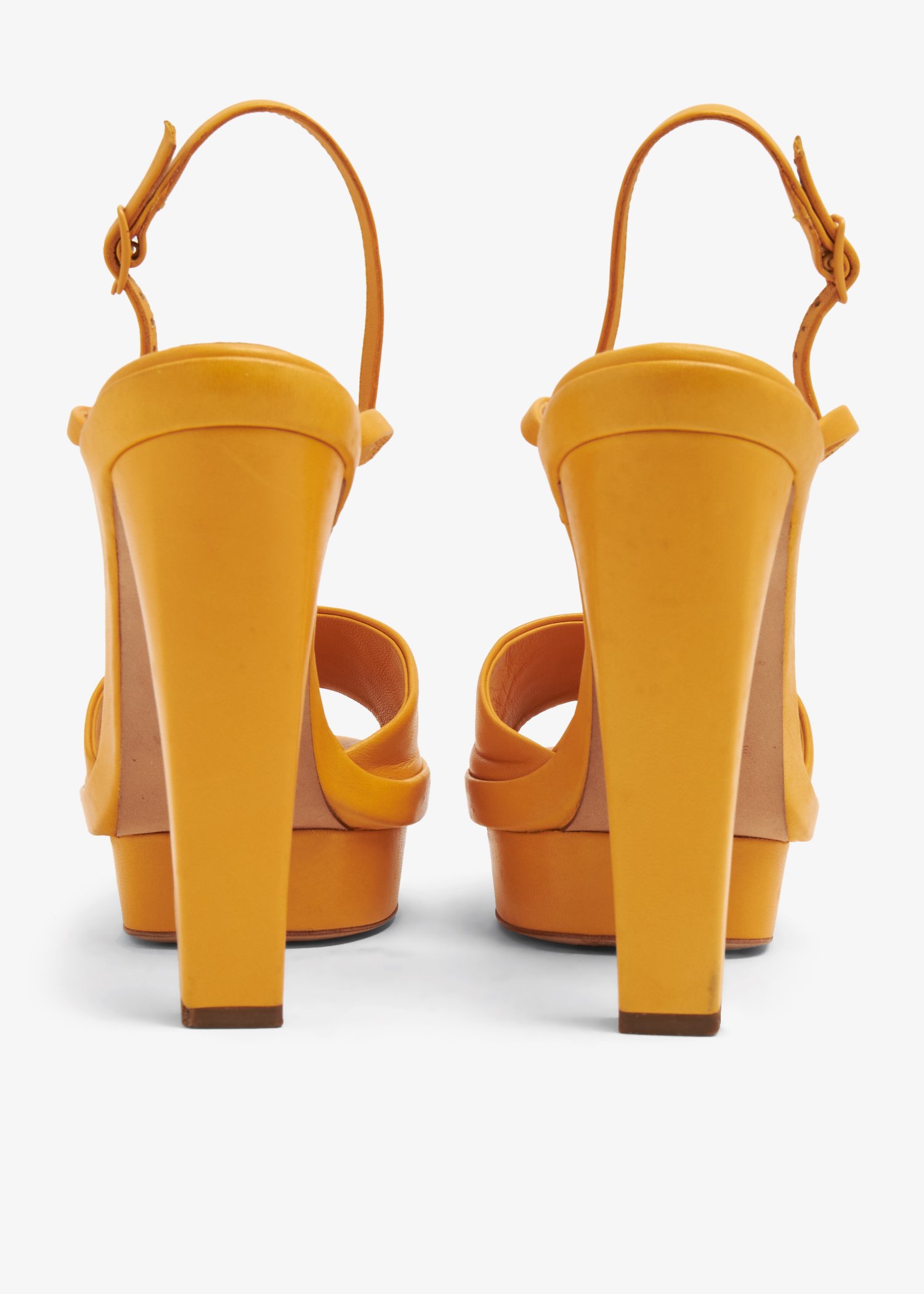 Balenciaga sandals sales womens orange