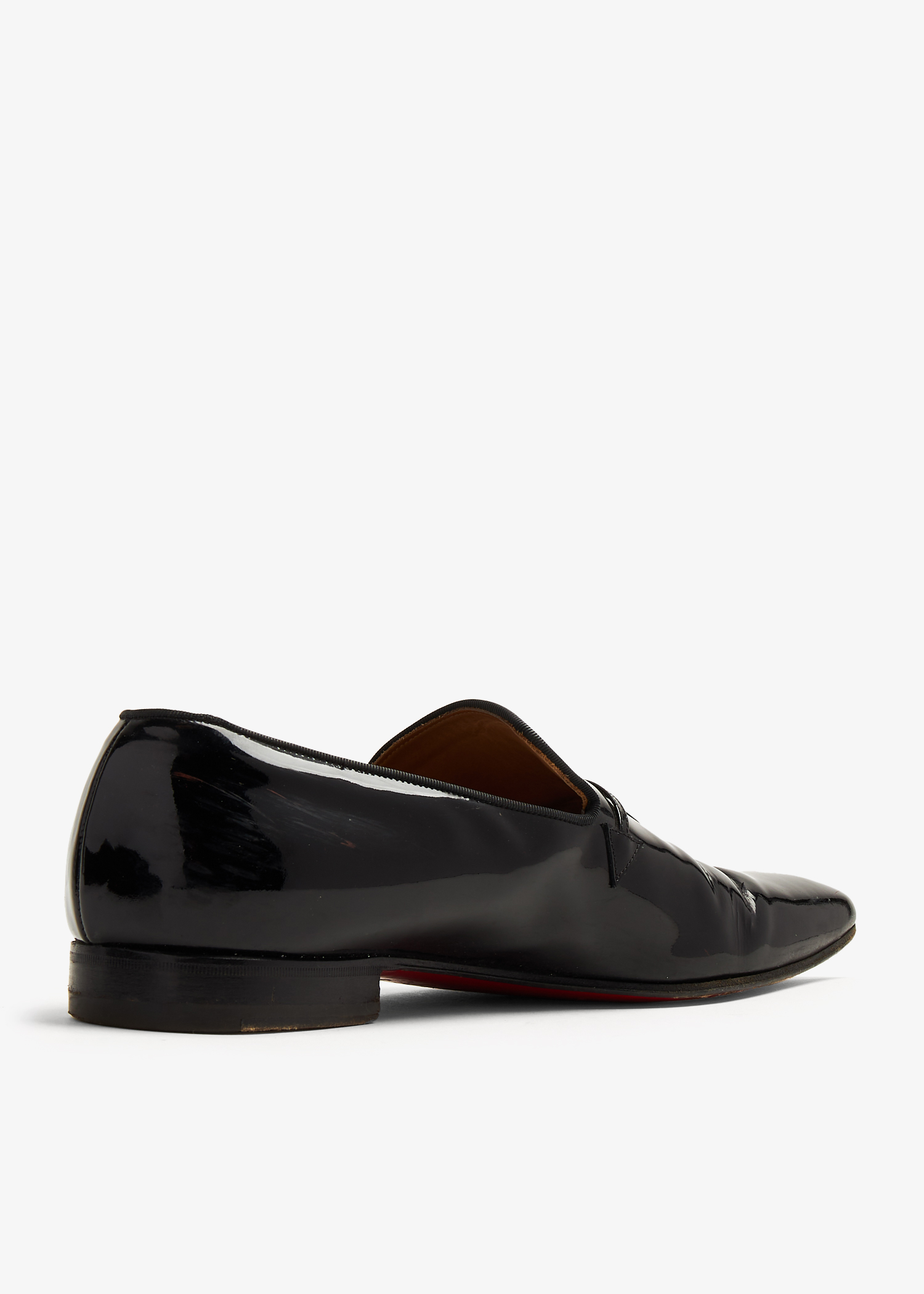 Christian Louboutin Dandelion Tassel Patent Loafers - Black - 44