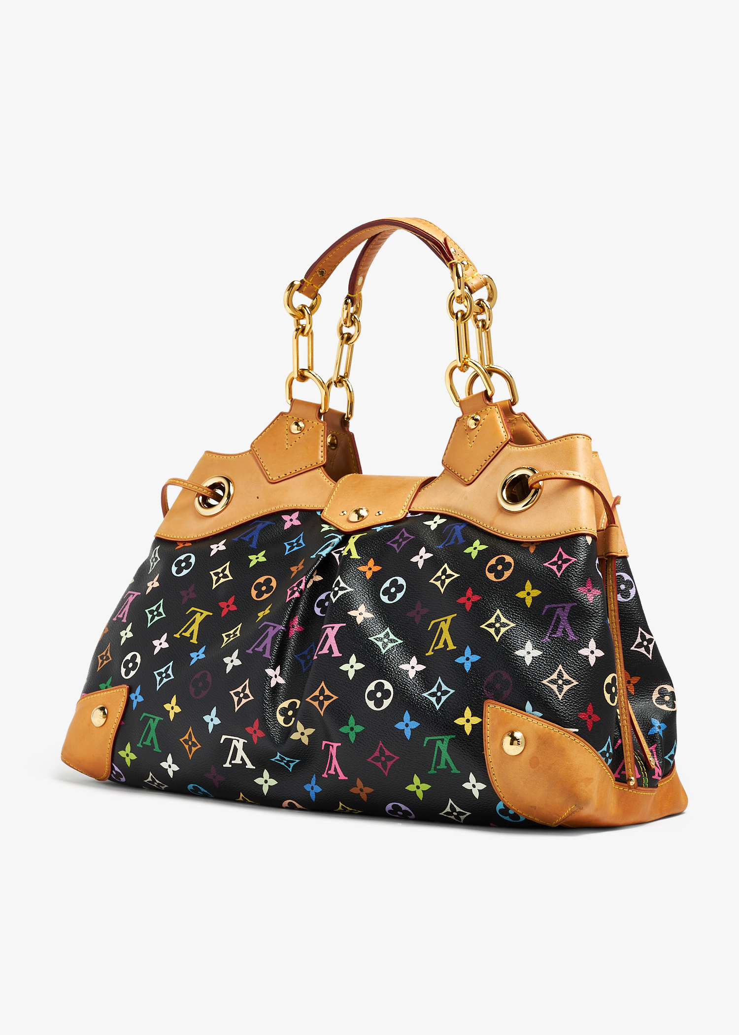 Louis Vuitton Black Monogram Multicolore Speedy 40 Bag - Yoogi's Closet