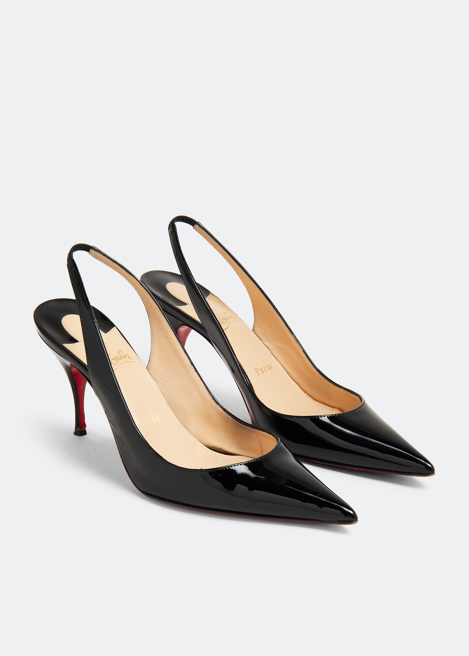 

Clare 80 slingback pumps, Black