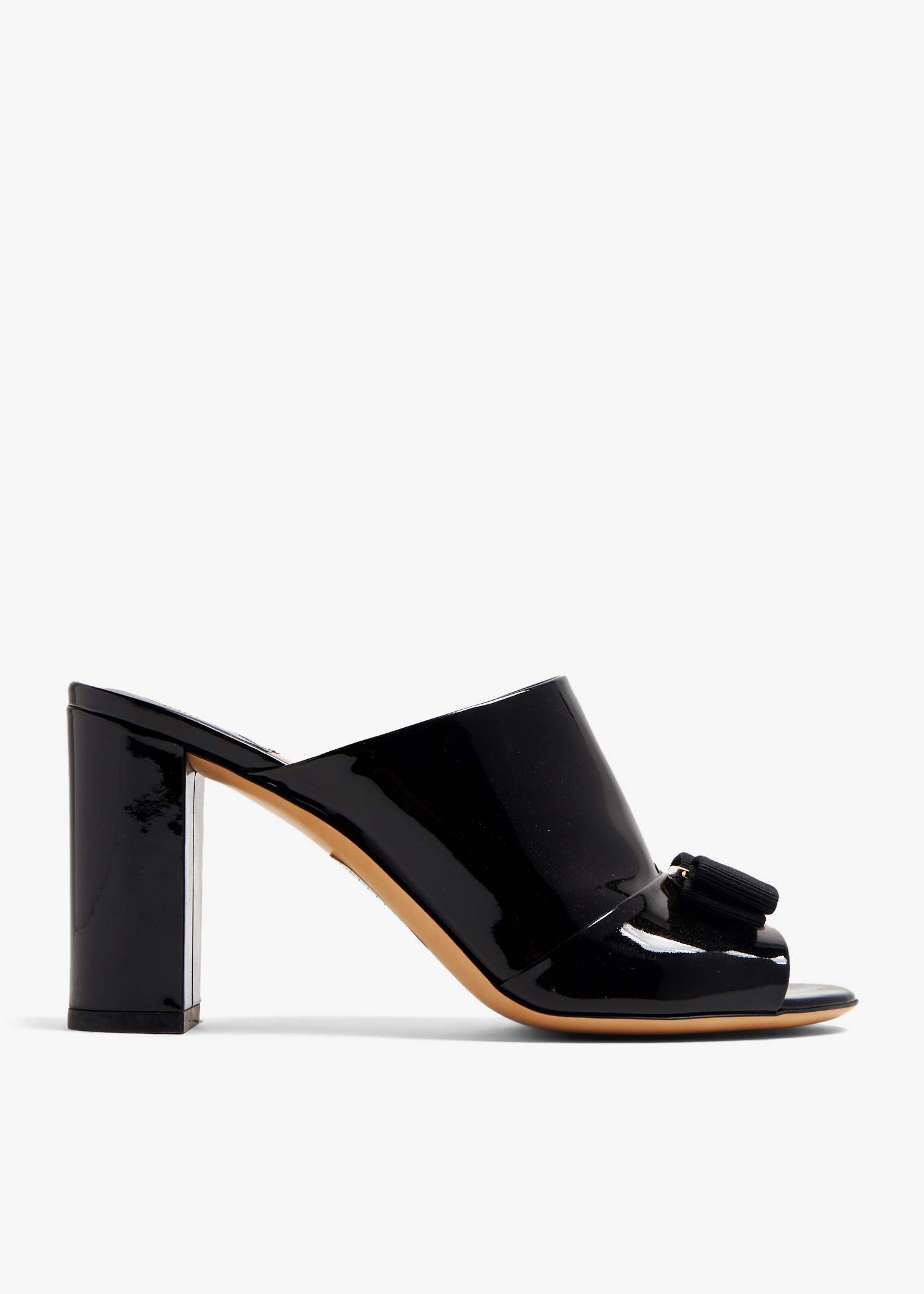 

Vara Bow mules, Black