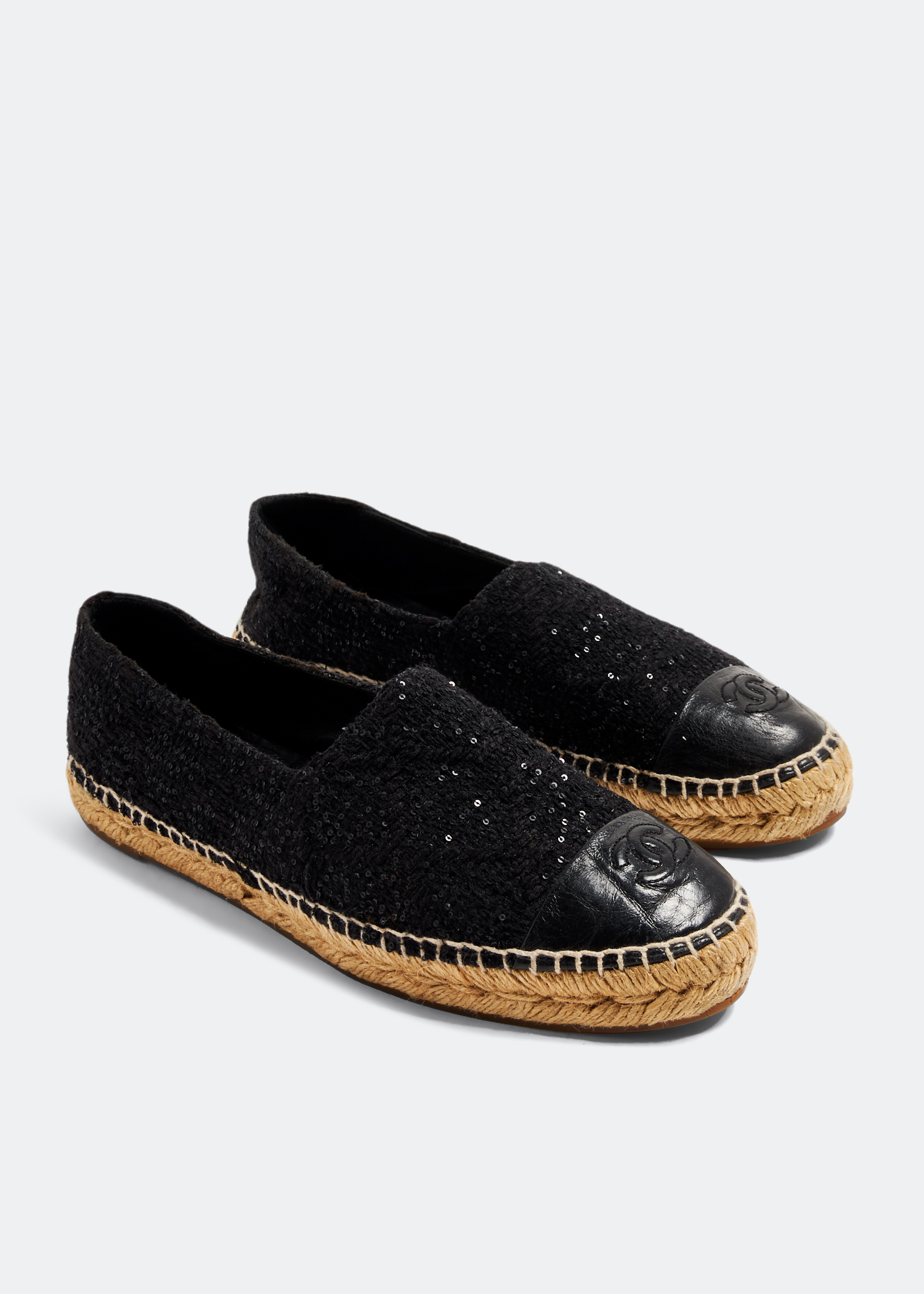 

CC Cap Toe espadrilles, Black