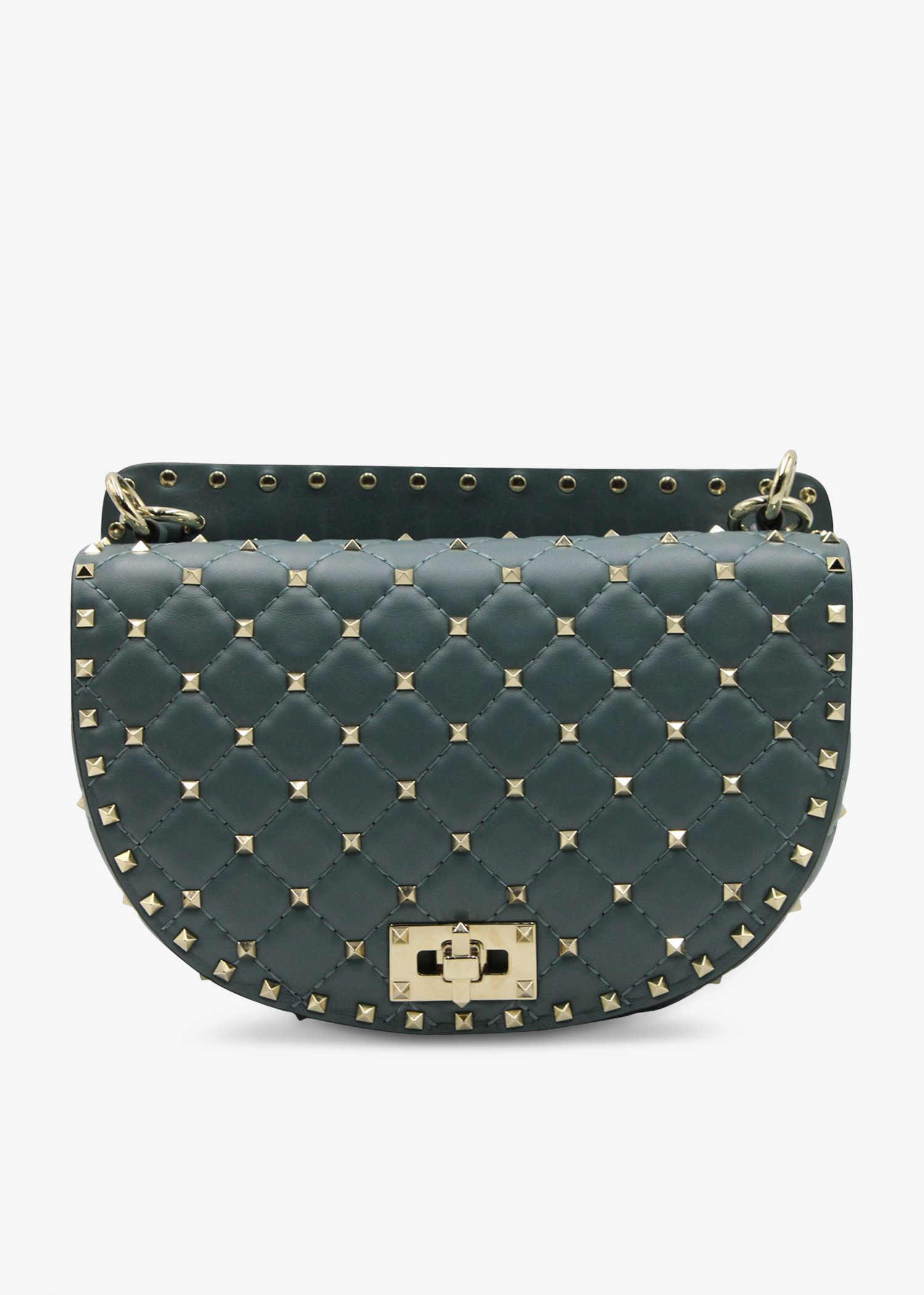 

Rockstud Spike saddle bag, Green