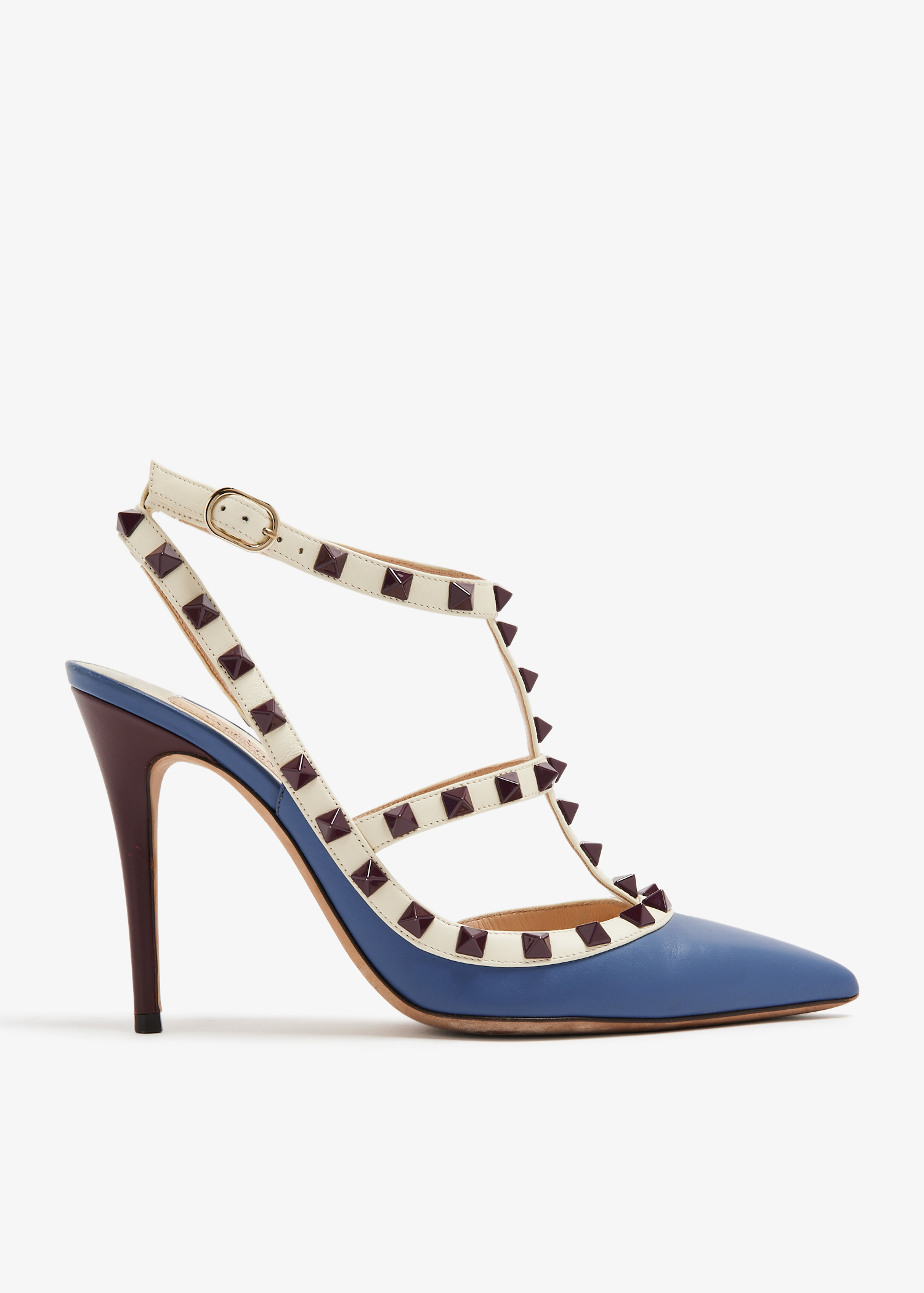 Blue shop valentino heels