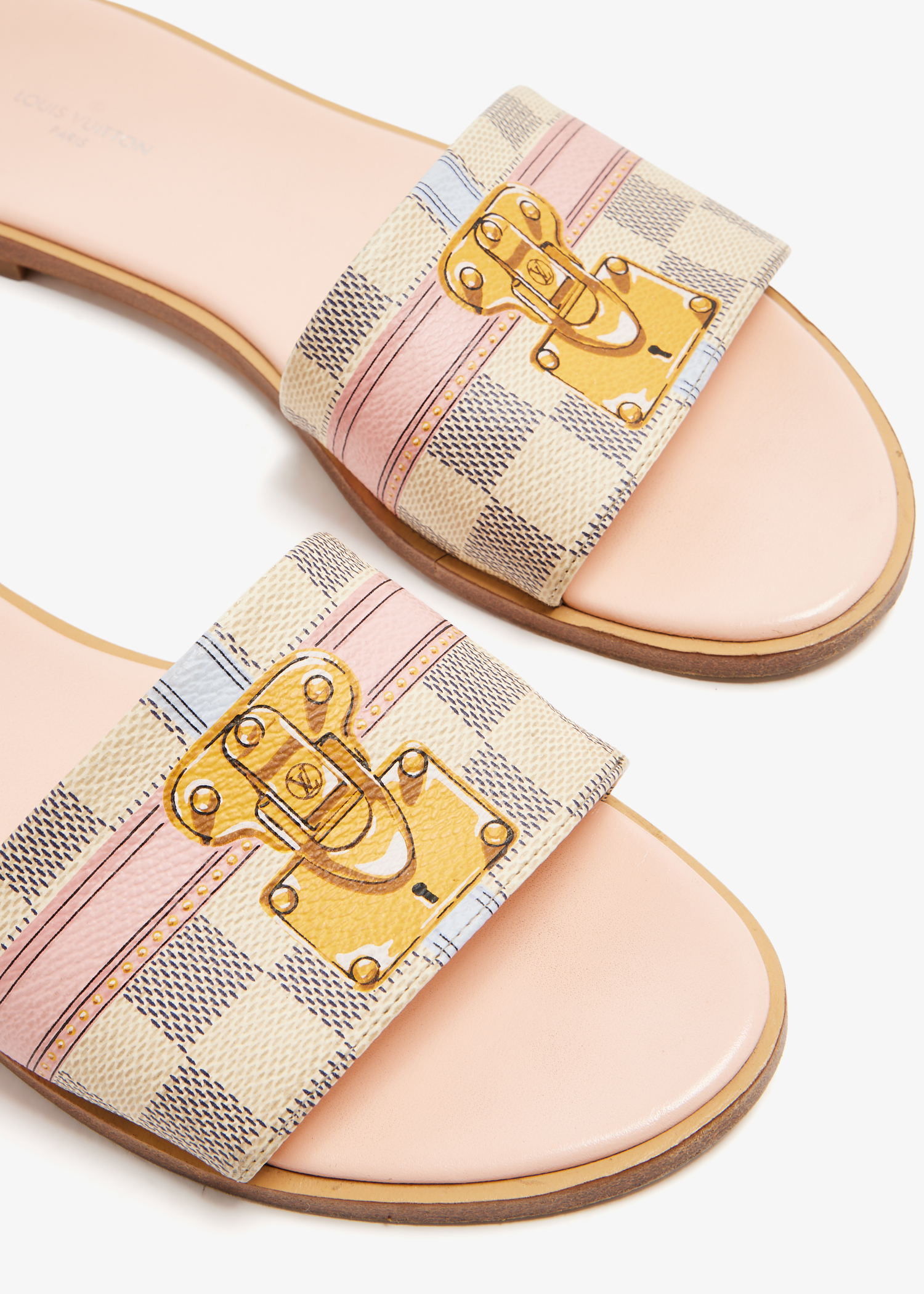 Louis vuitton sale lock it sandals