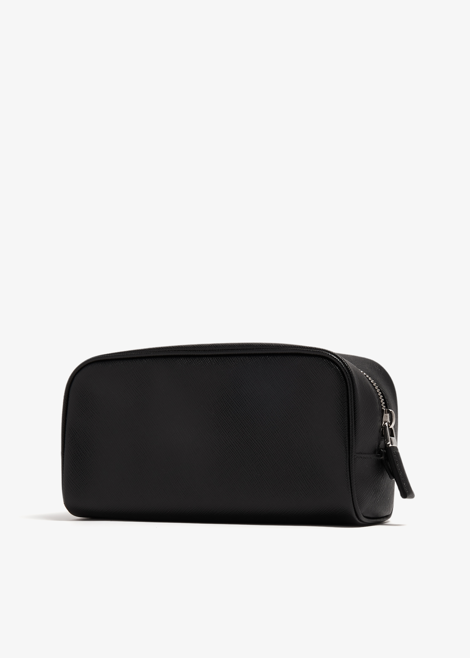 

Saffiano necessaire pouch, Black