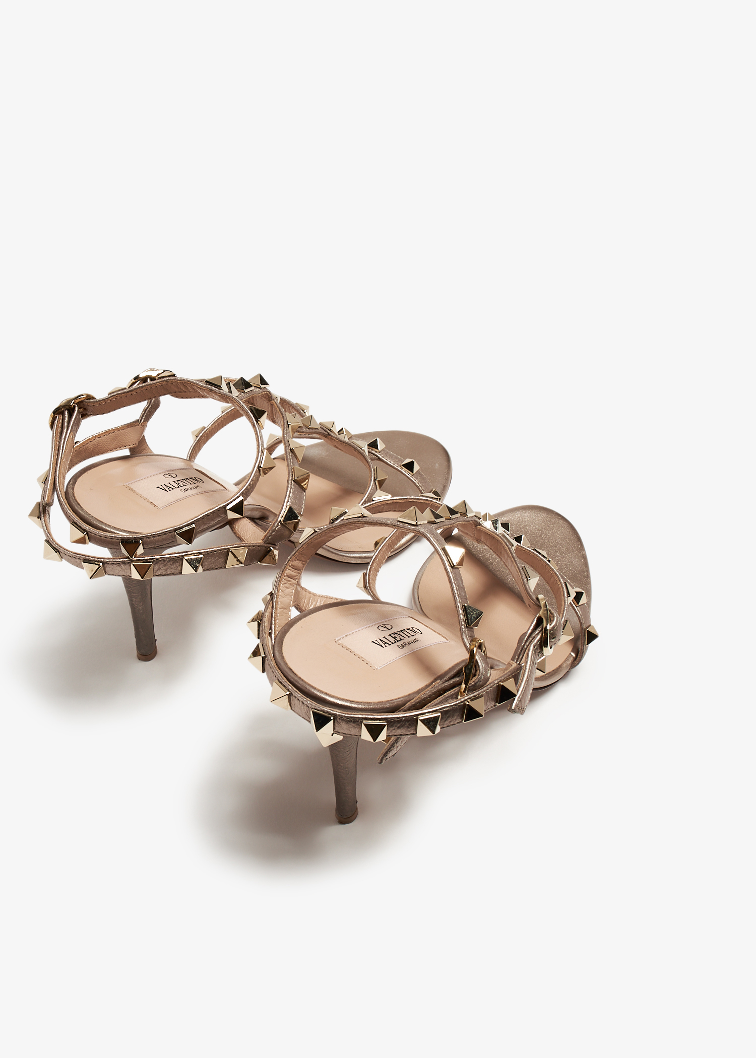 Valentino Garavani Pre Loved Rockstud cage sandals for Women