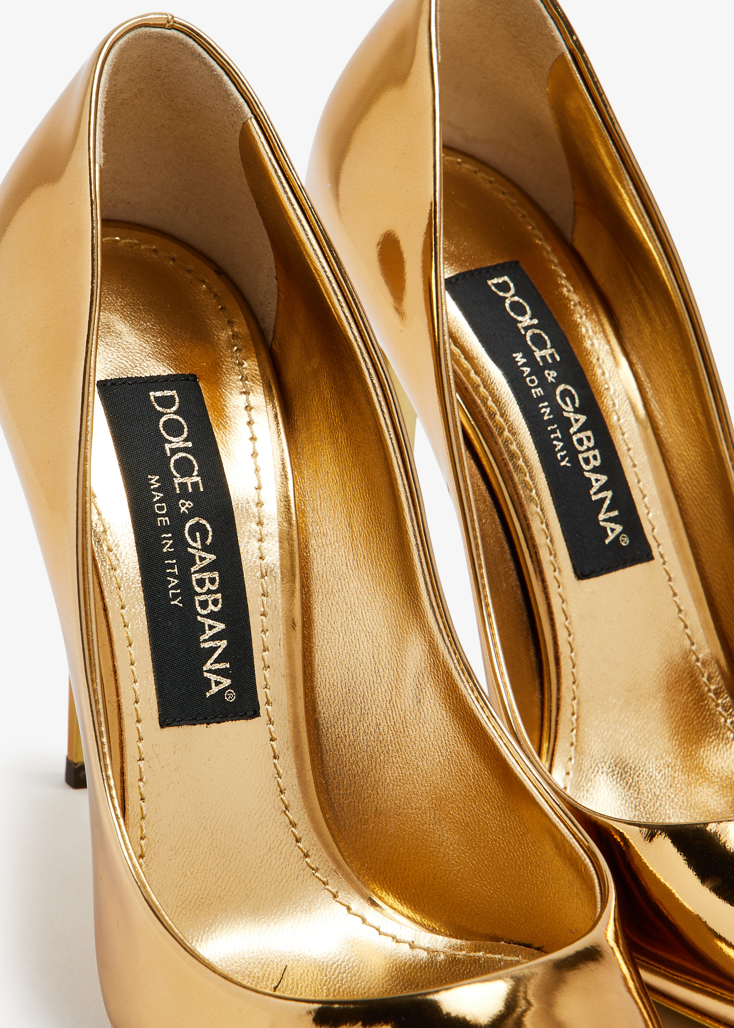 Dolce and gabbana deals fall 213 gold heels