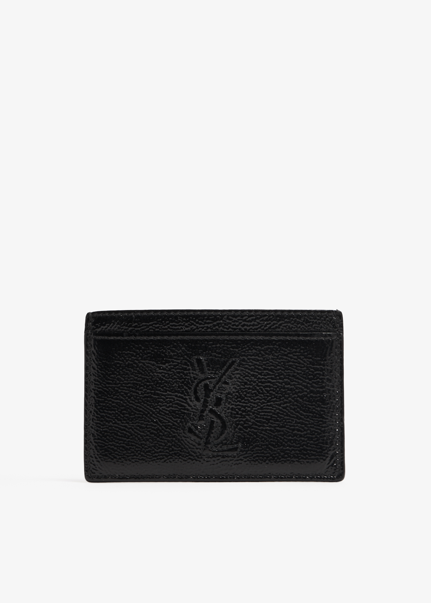 

Monogram leather cardholder, Black