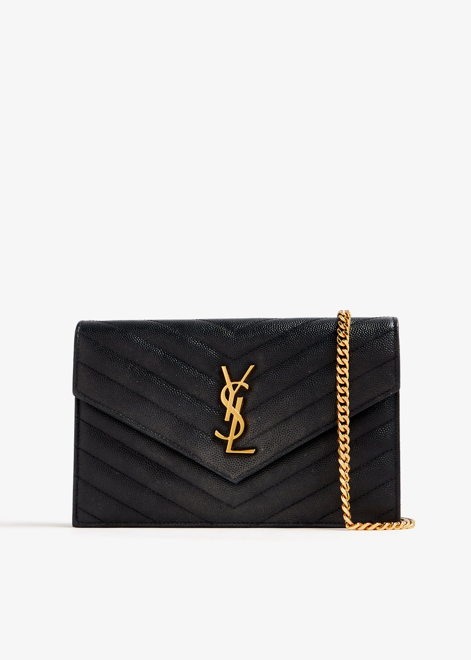 

Cassandre envelope chain wallet, Black