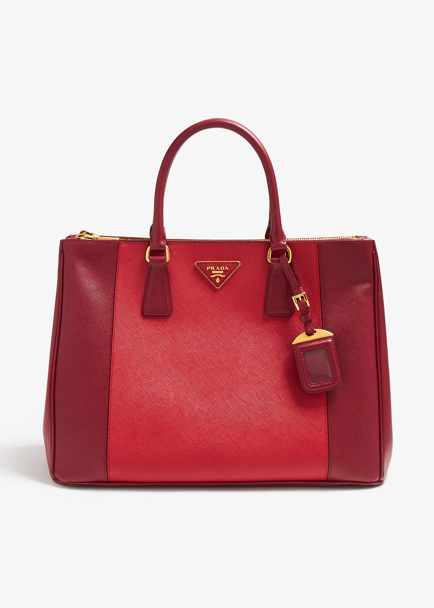 

Galleria two-tone bag, Red