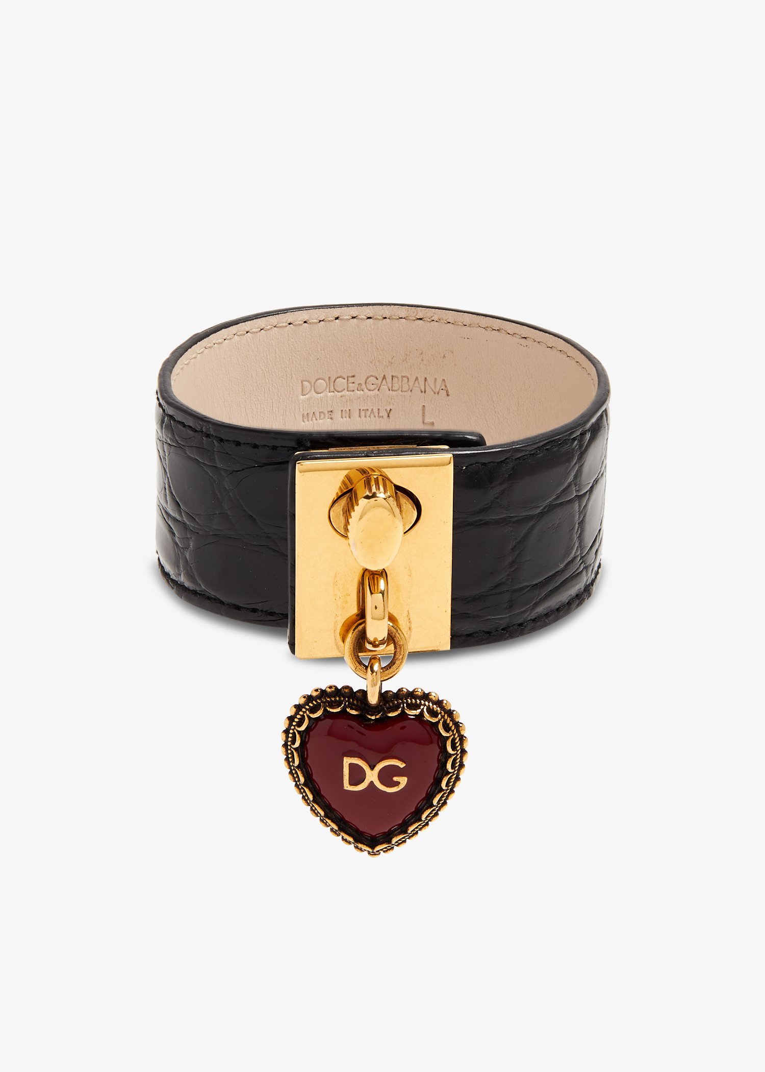 

Dauphine DG Heart bracelet, Black