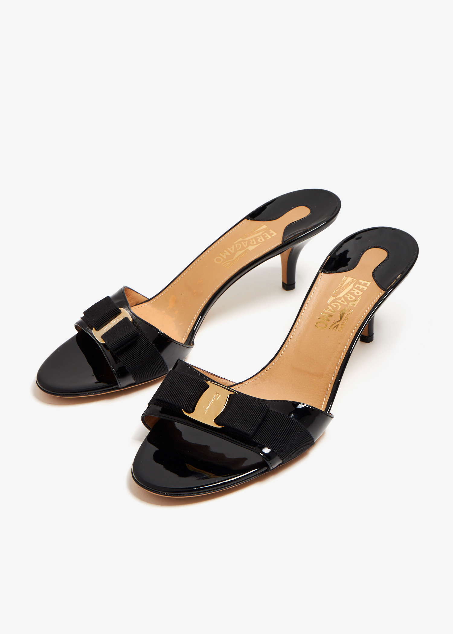 

Glory Bow slide sandals, Black