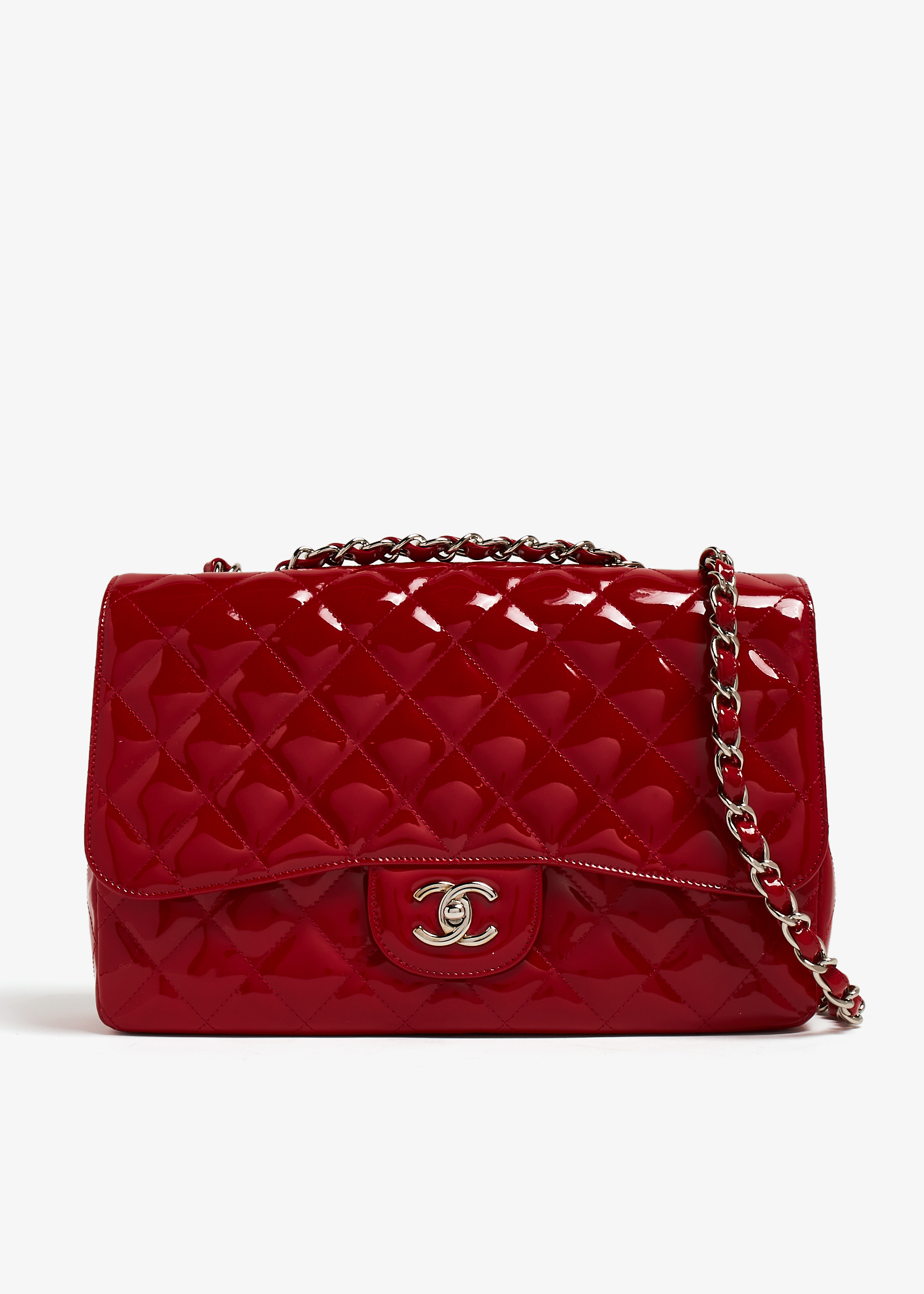 

Jumbo Classic Double Flap bag, Red