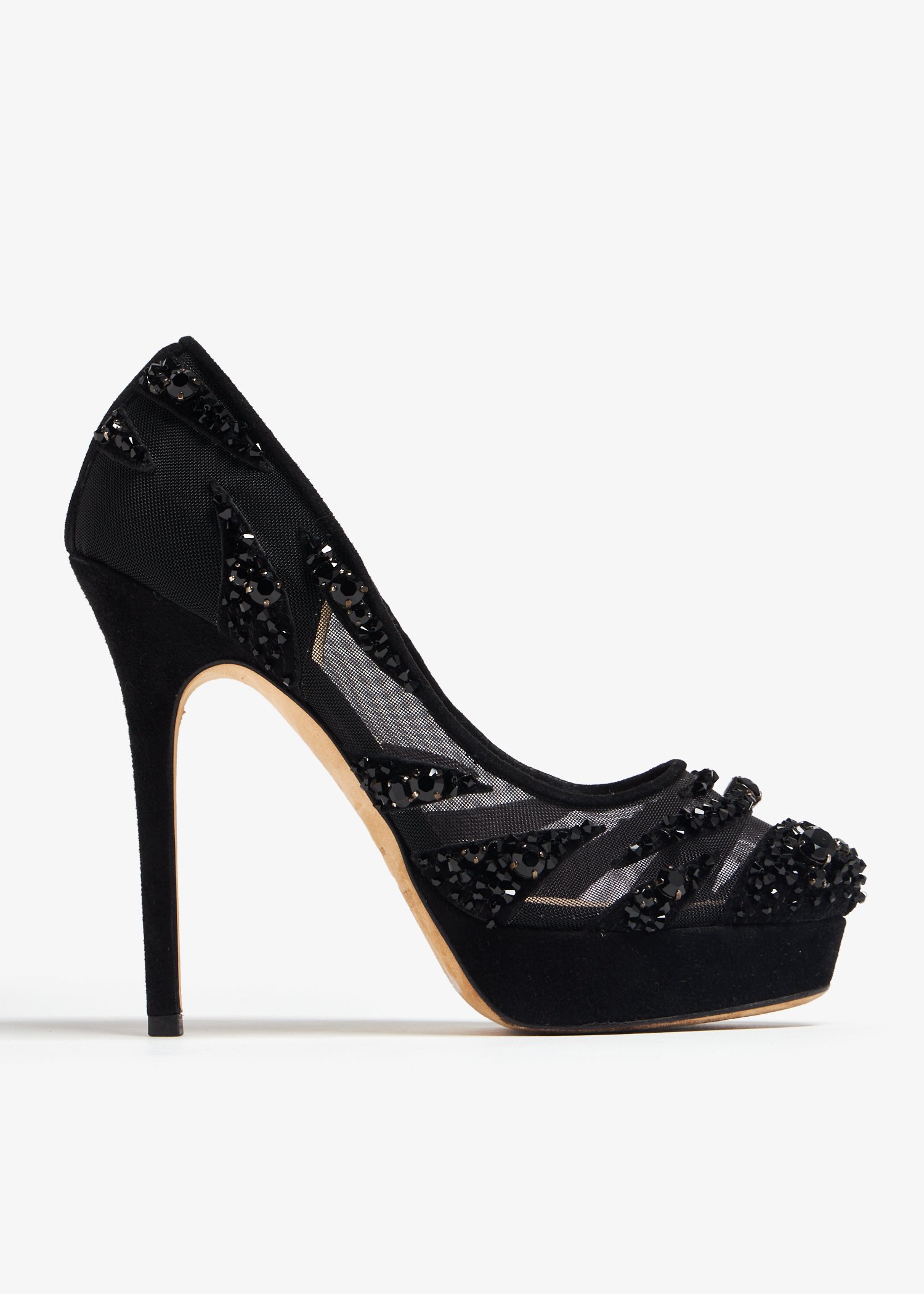 

Kershaw platform pumps, Black