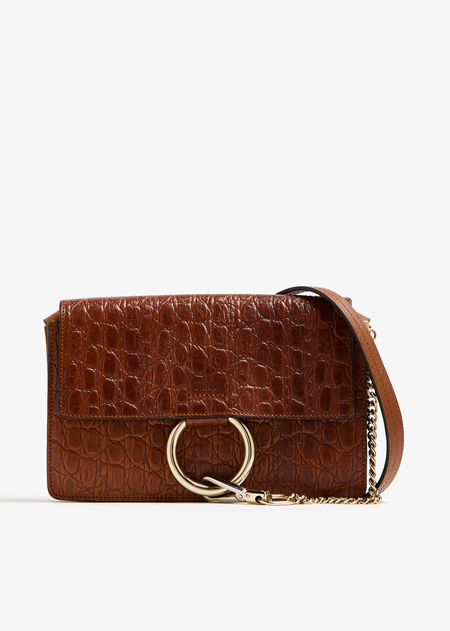 

Faye small shoulder bag, Brown