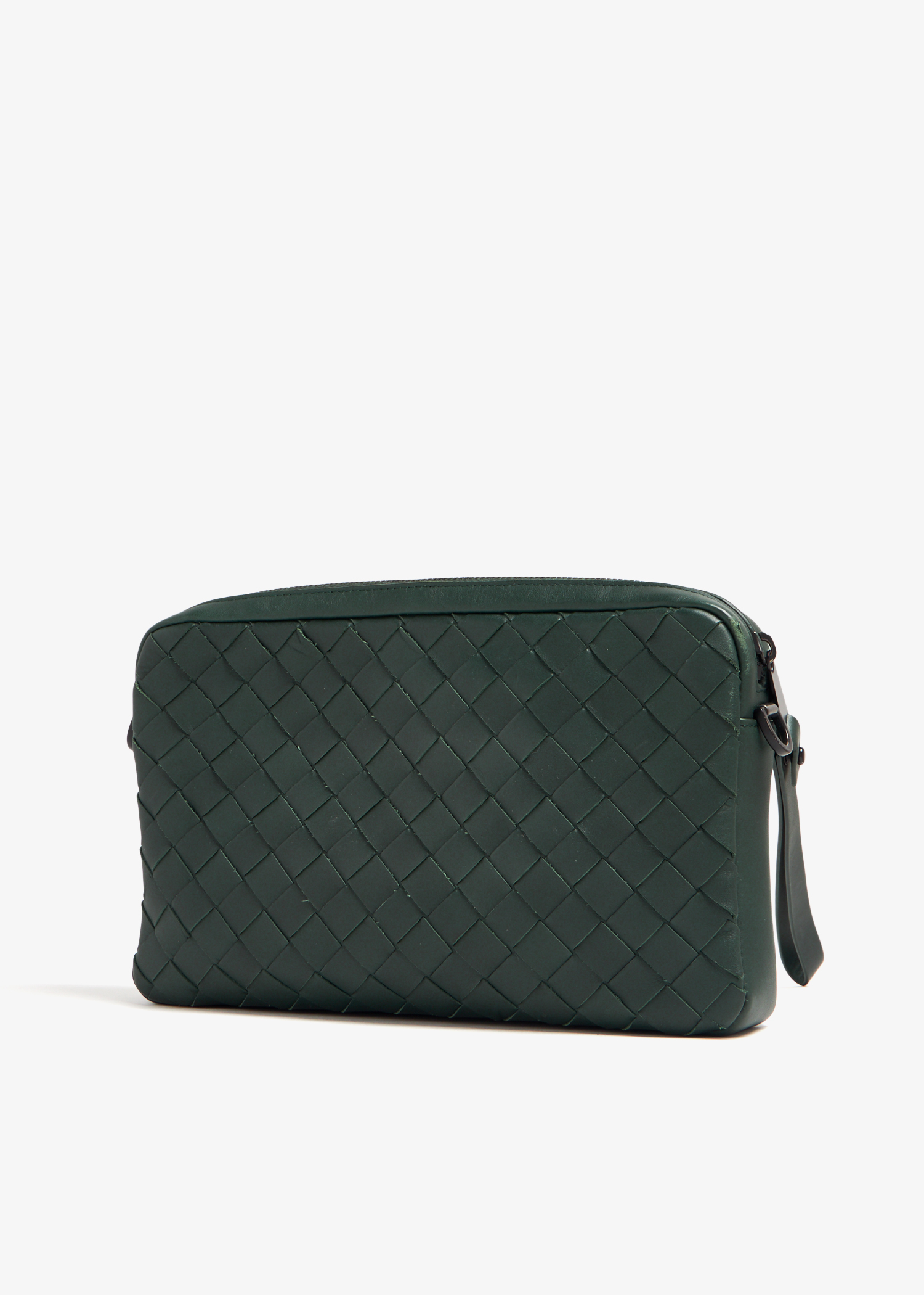 

Intrecciato crossbody bag, Green