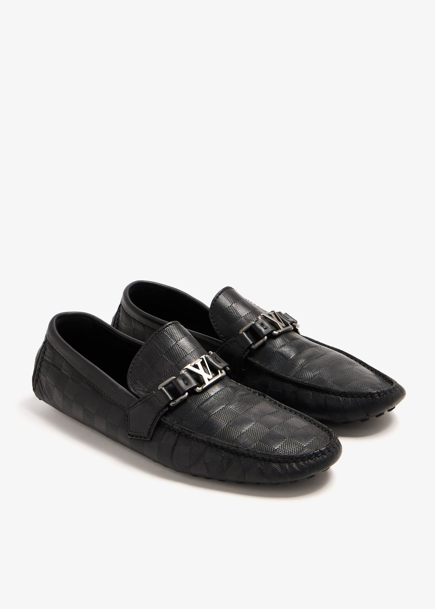 

Damier Hockenheim moccasins, Black