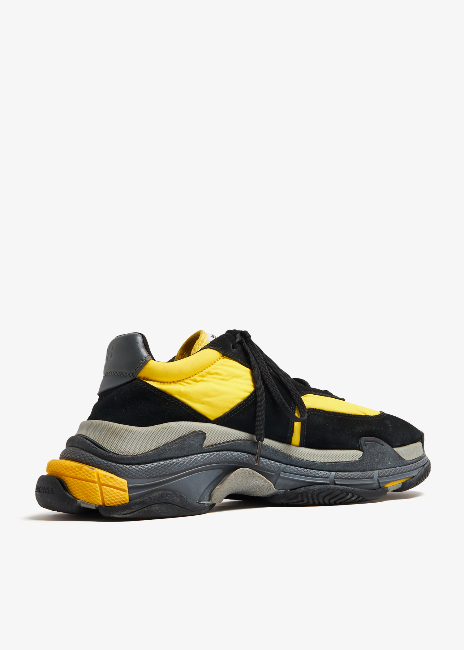 All yellow balenciaga triple s best sale