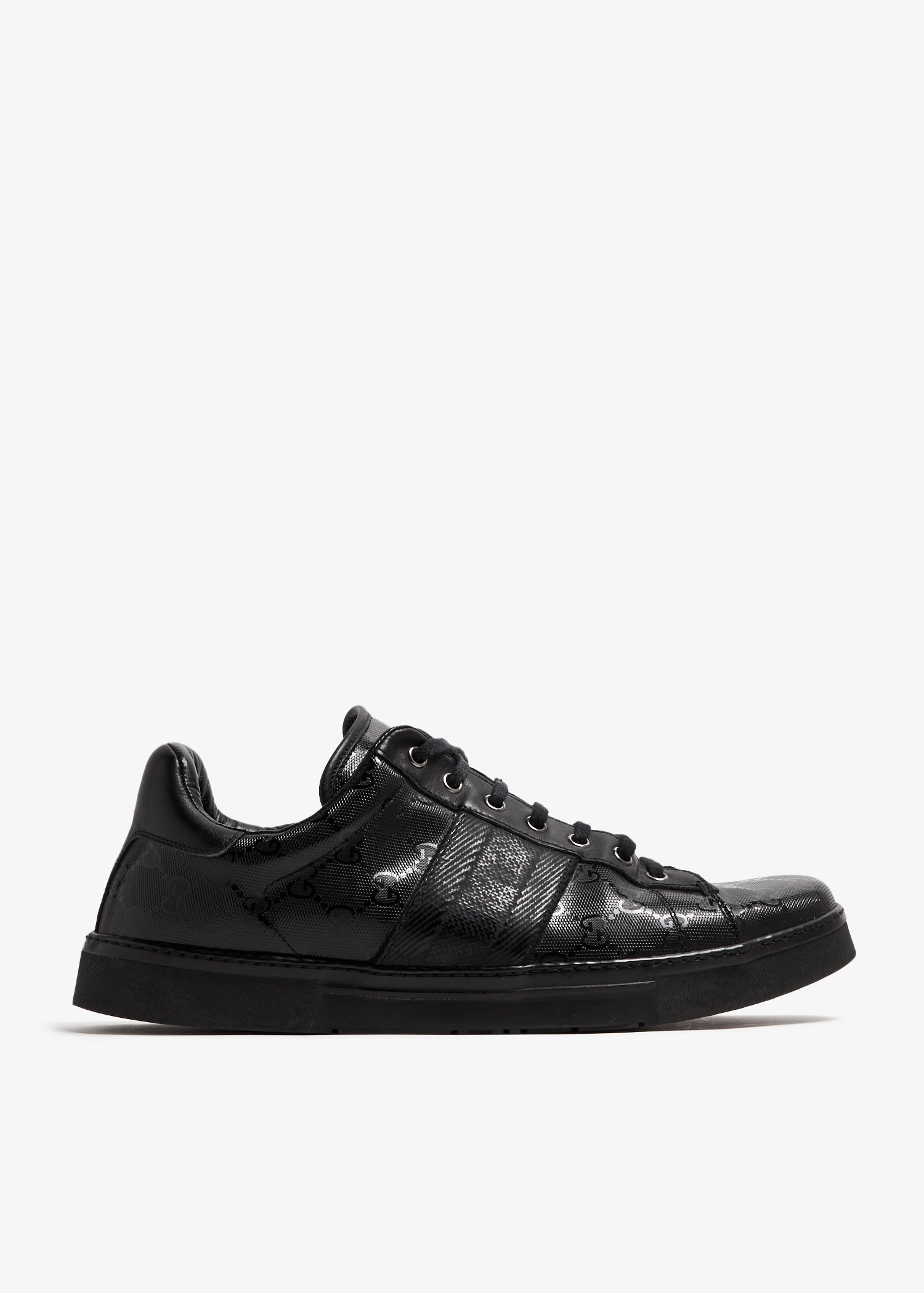 

Guccissima low-top sneakers, Black