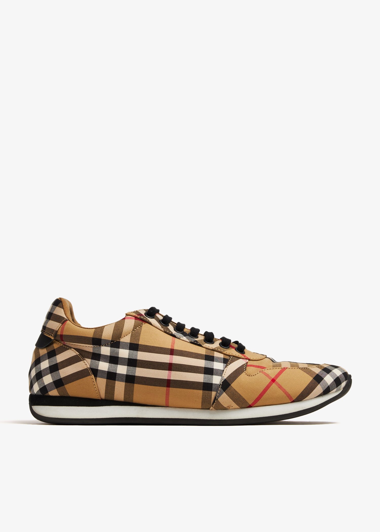 

Travis signature check sneakers, Beige