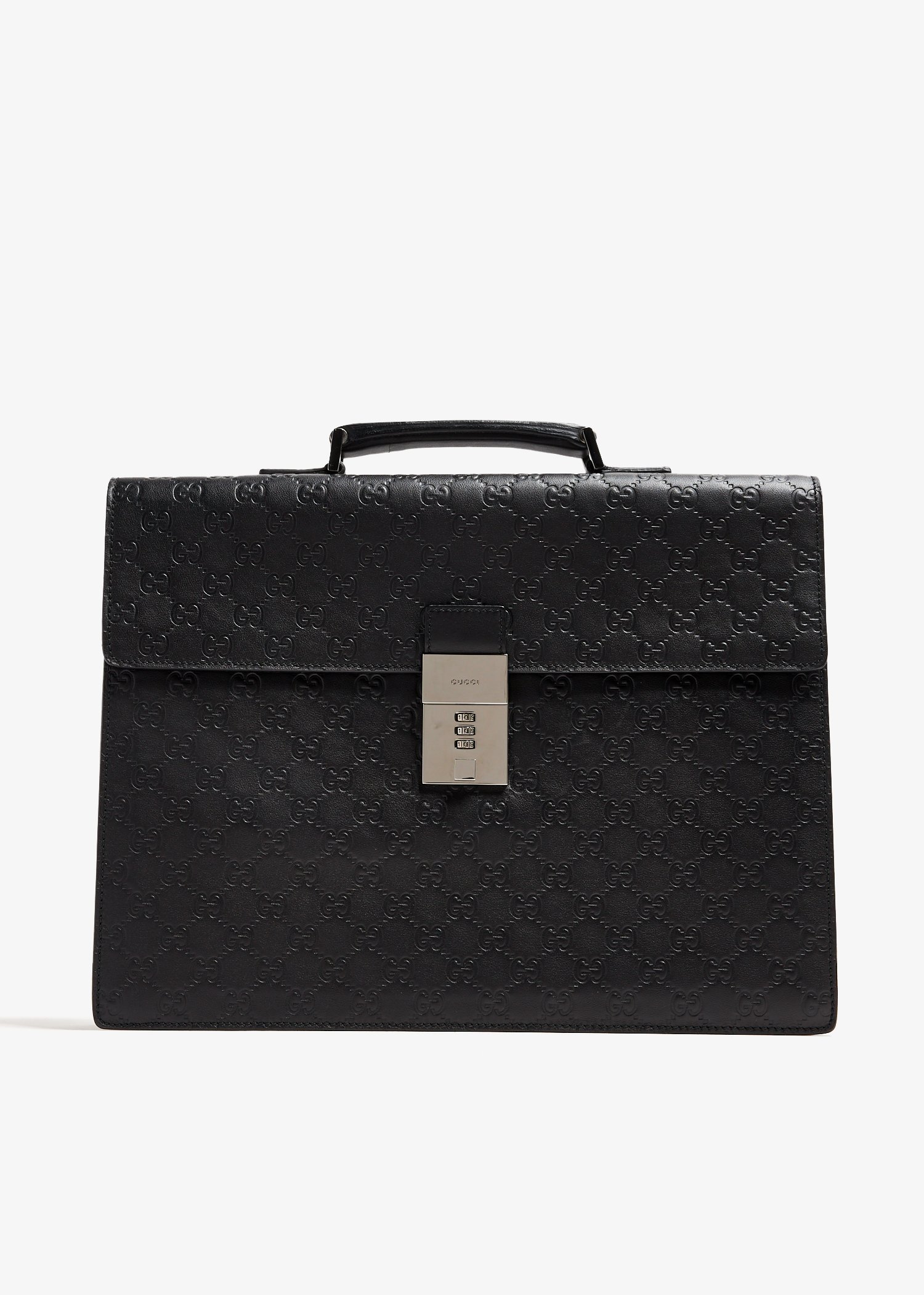 

Guccissima briefcase, Black