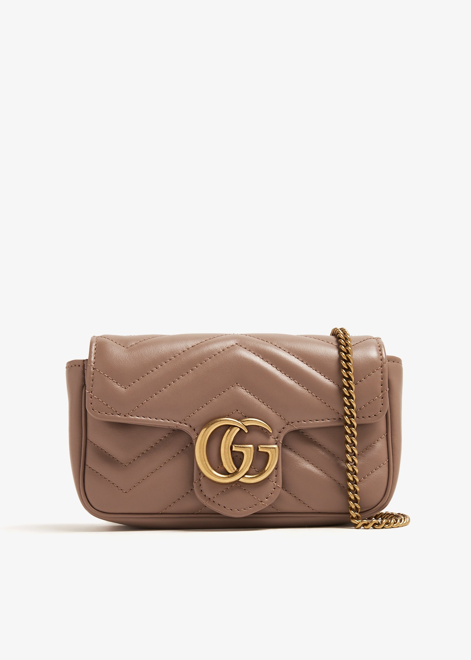 

GG Marmont super mini bag, Beige