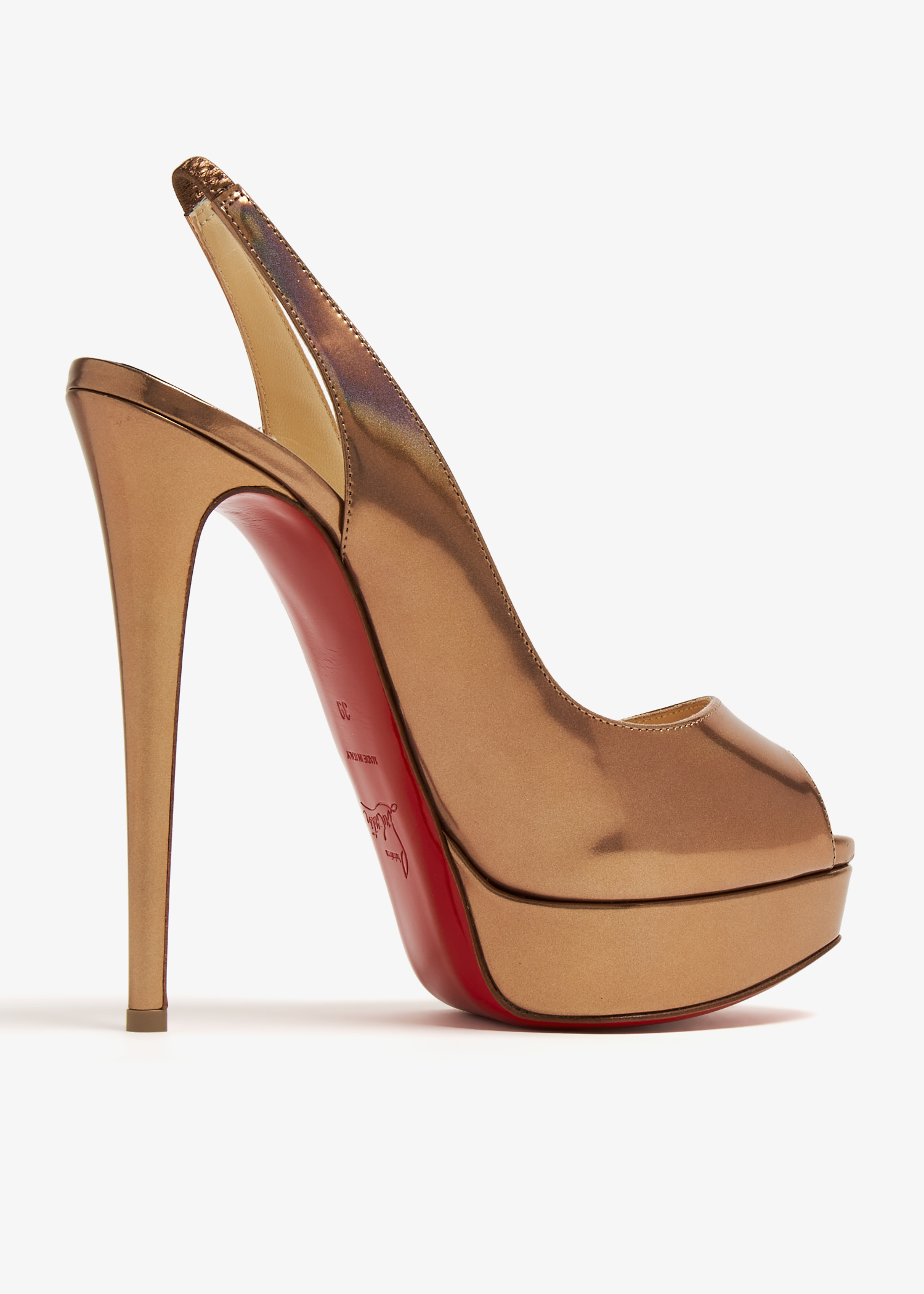 Christian louboutin slingback lady peep hotsell