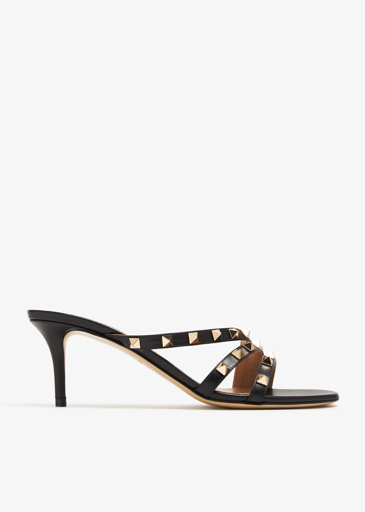 

Rockstud sandals, Black