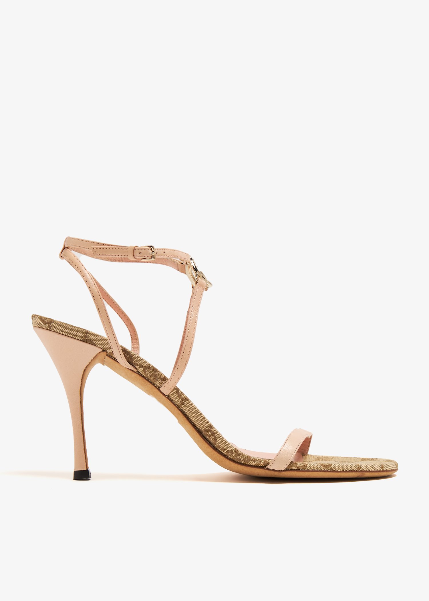 

Interlocking GG sandals, Beige