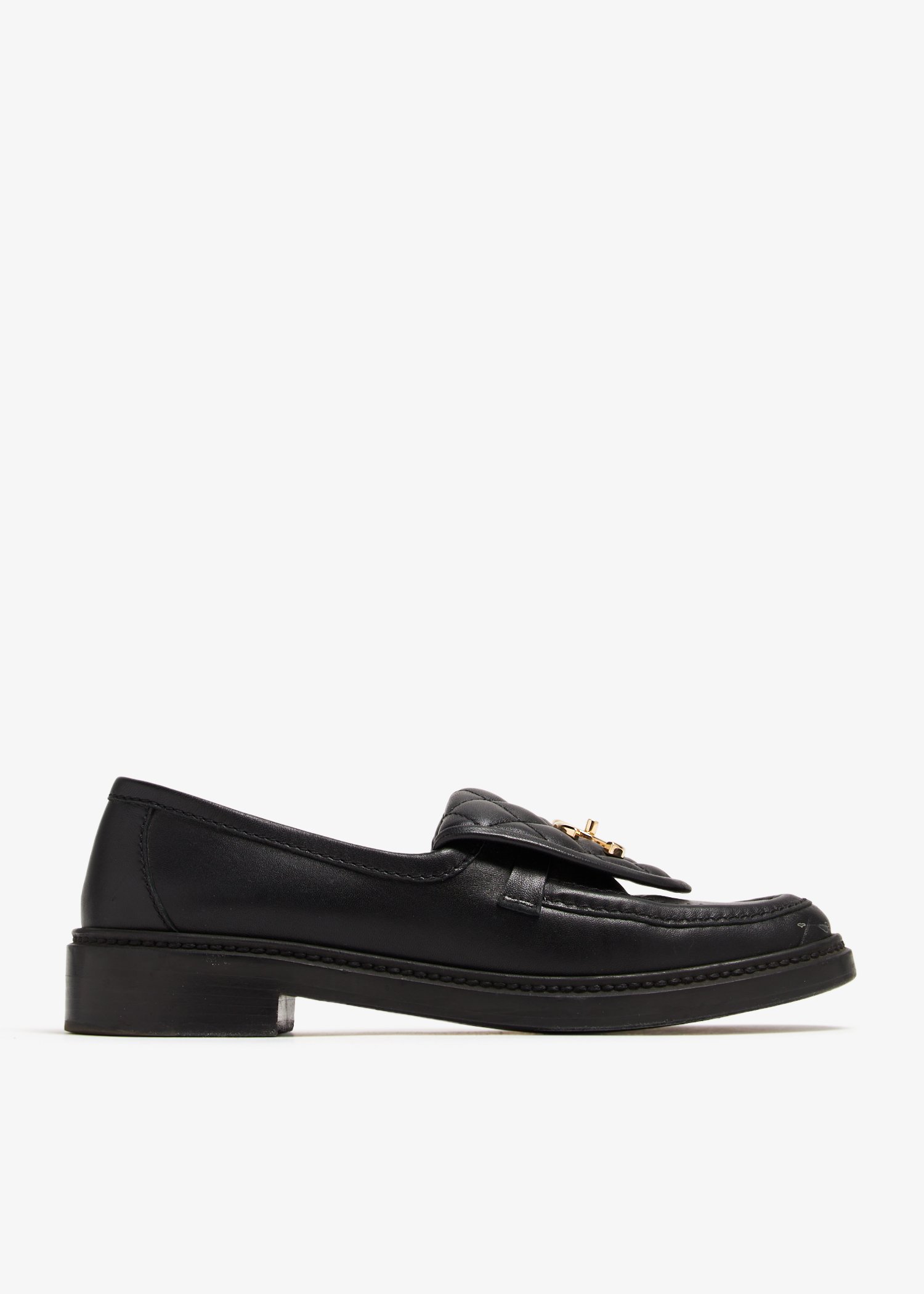 

Interlocking CC loafers, Black