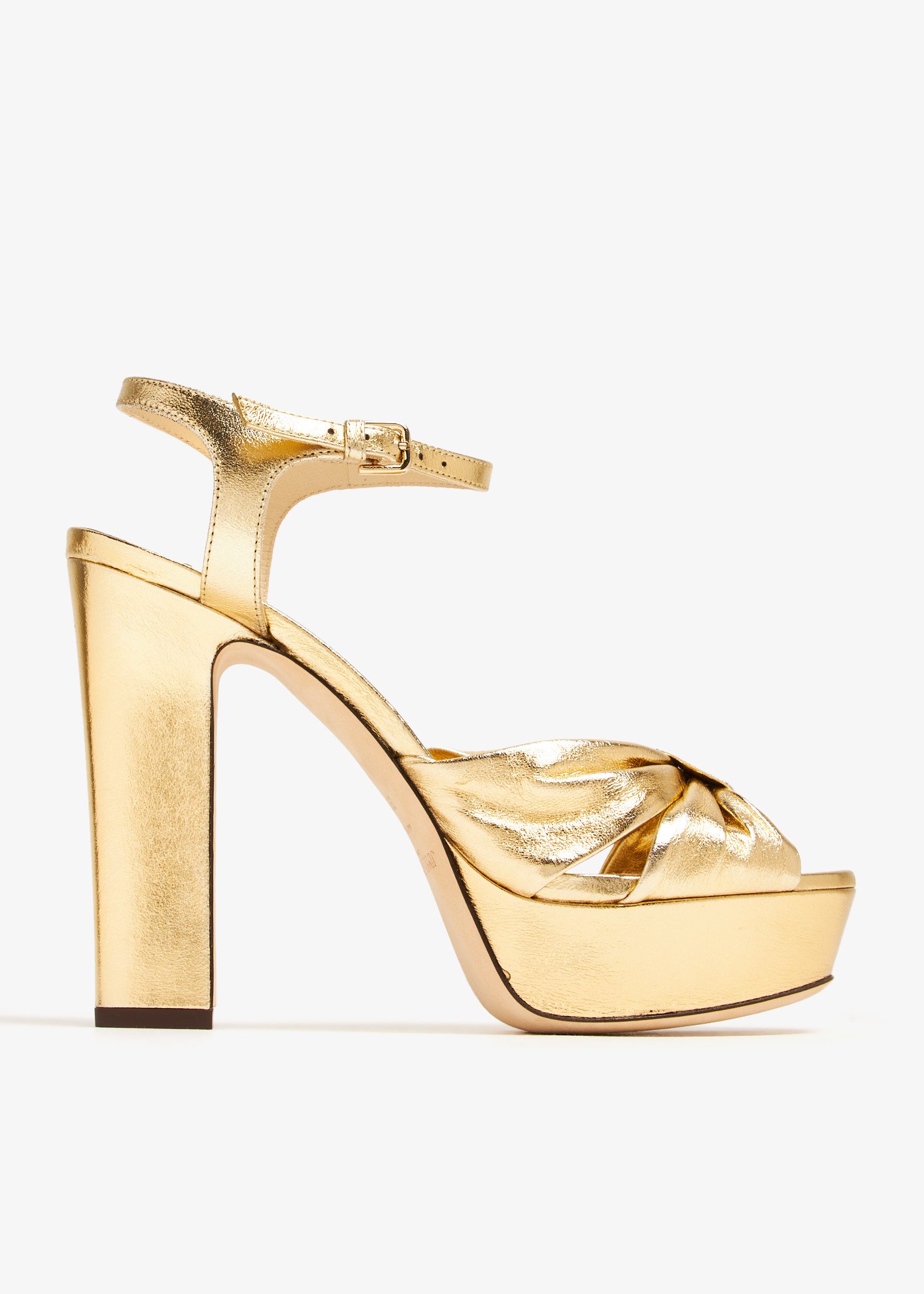 

Heloise 120 platform sandals, Gold