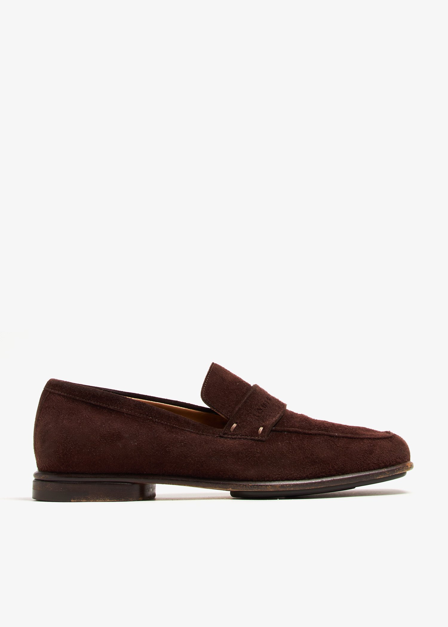 

Square toe loafers, Brown