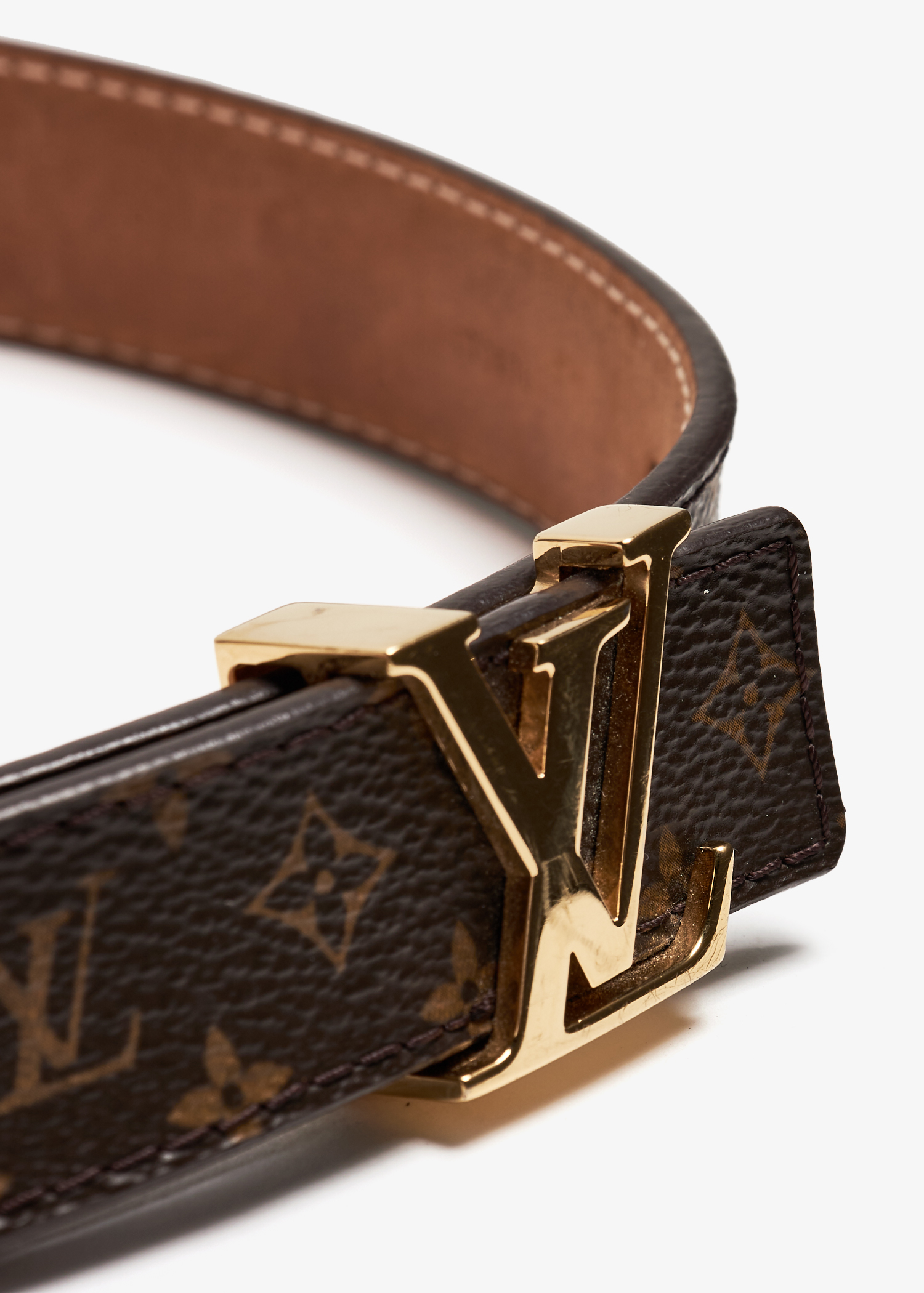 Louis Vuitton Pre Loved LV Iconic belt for Women Brown in UAE Level Shoes