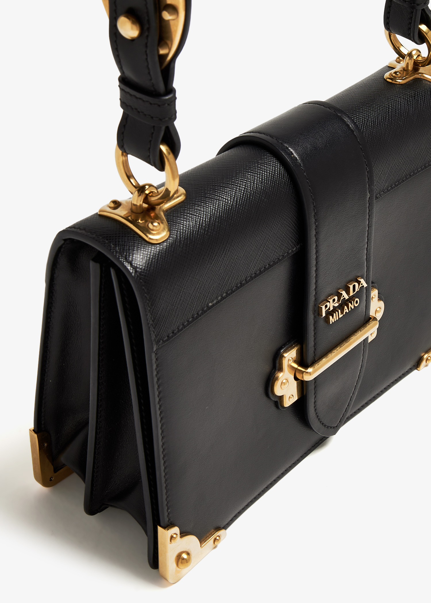 Prada black cahier bag online