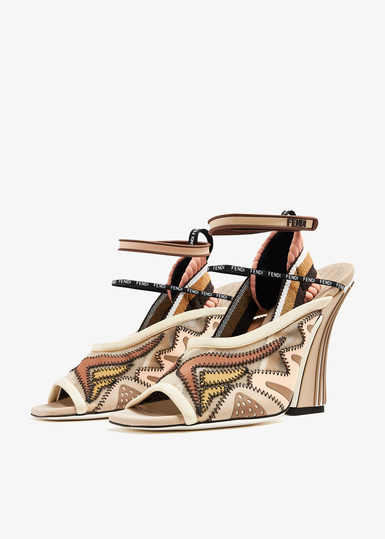 Fendi technical mesh sandals deals