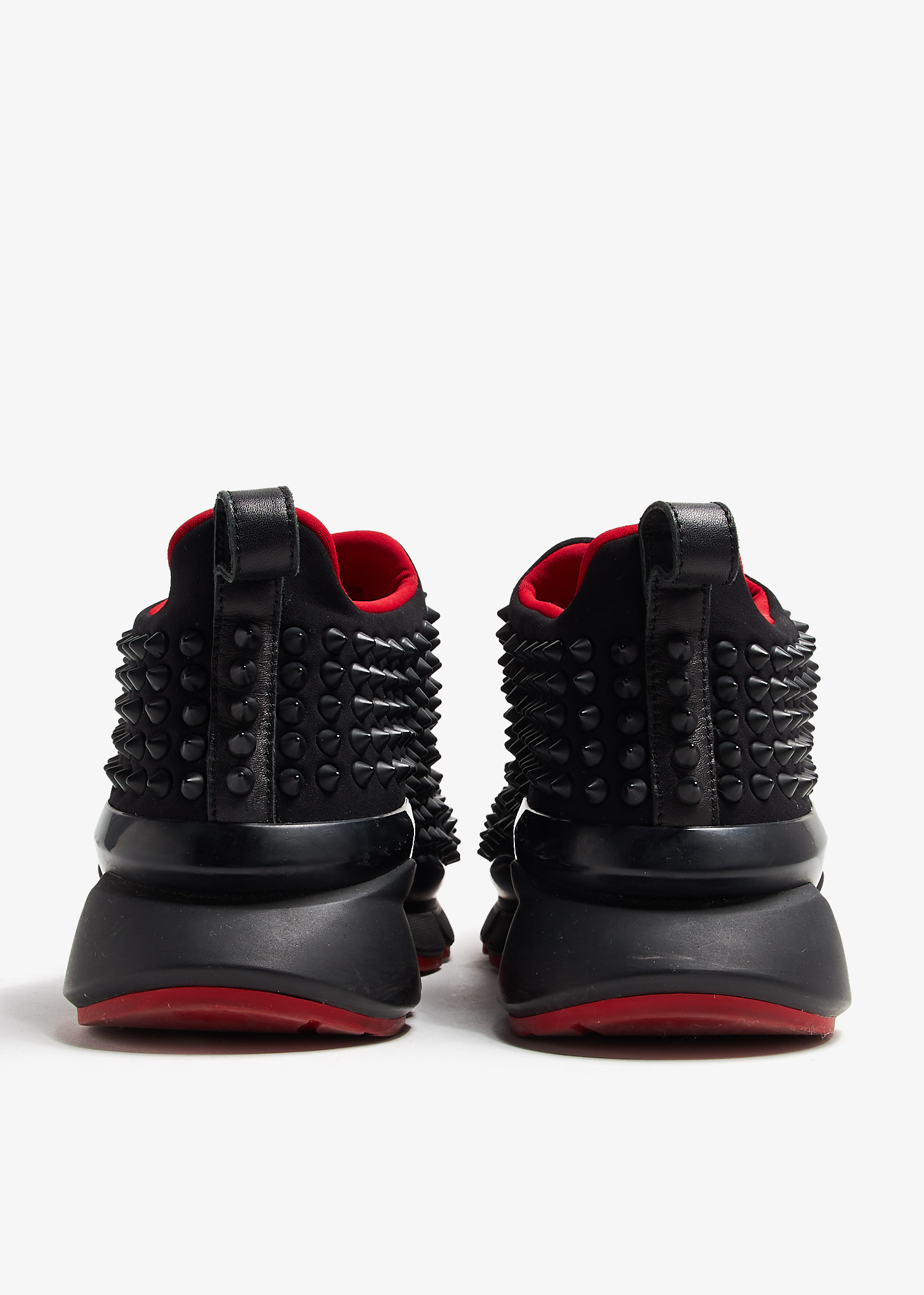 Christian Louboutin Pre-Loved Spike Sock Donna sneaker for Women - Black in  UAE | Level Shoes