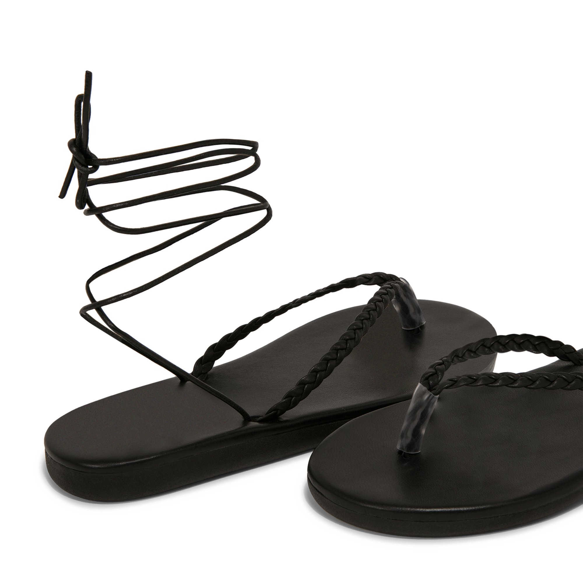 Ancient Greek Sandals Plage sandals for Women Black in UAE