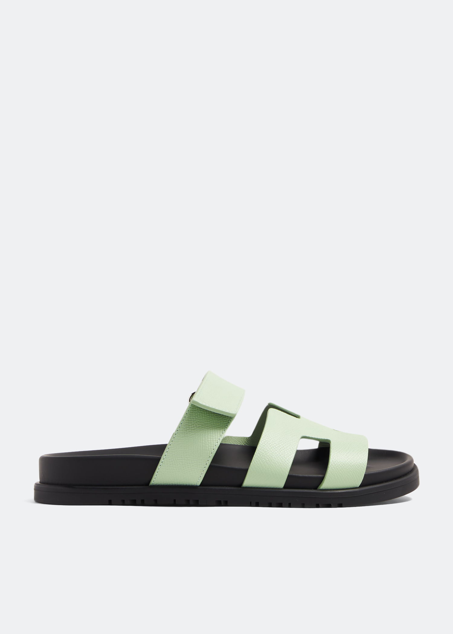 Authentic Hermes Chypre Sandals Vert Jade, Luxury, Sneakers