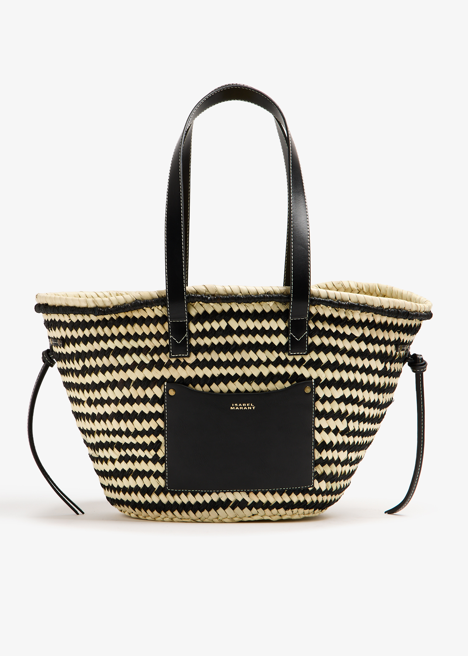 

Cadix raffia basket bag, Black