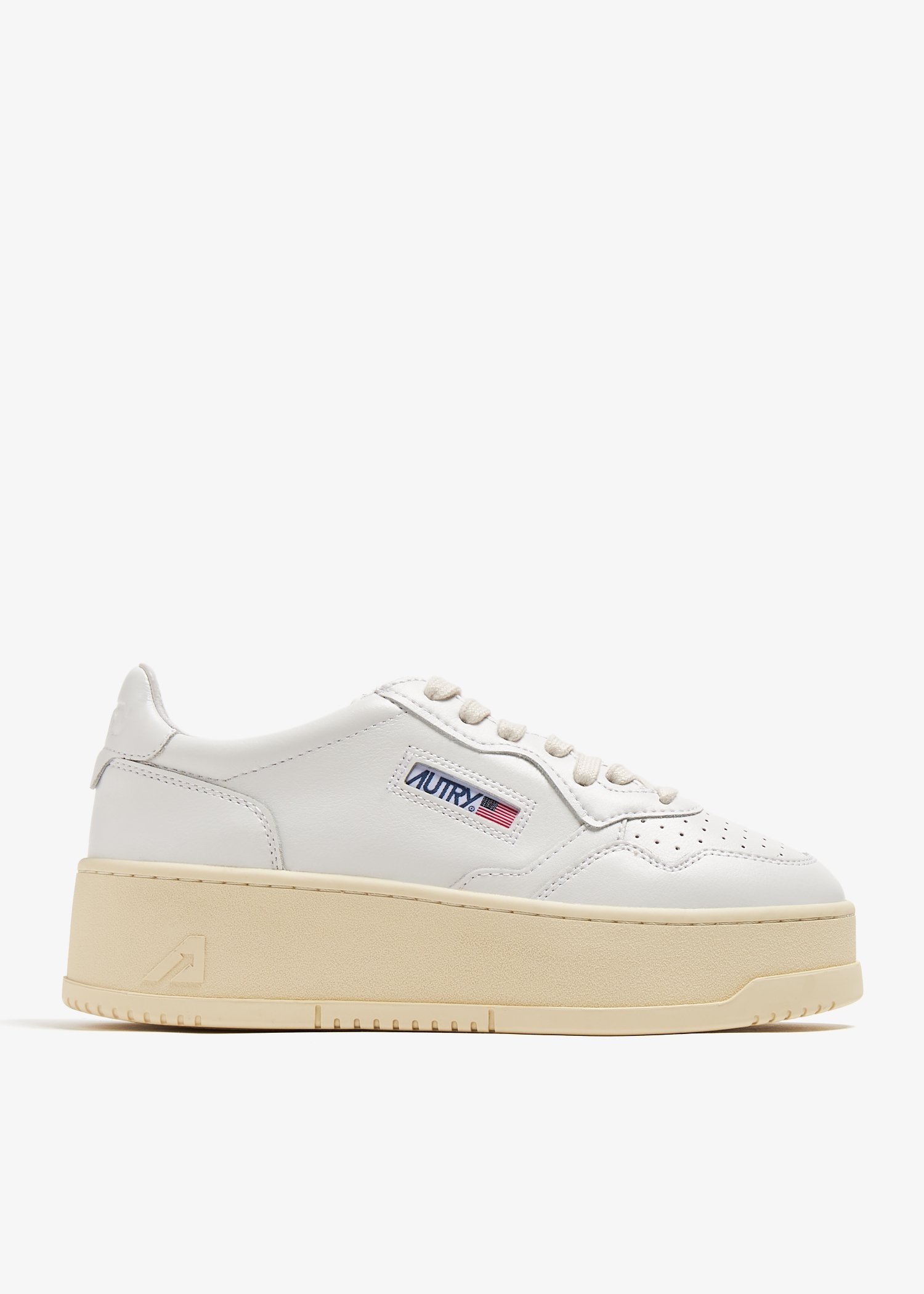 

Medalist platform sneakers, White