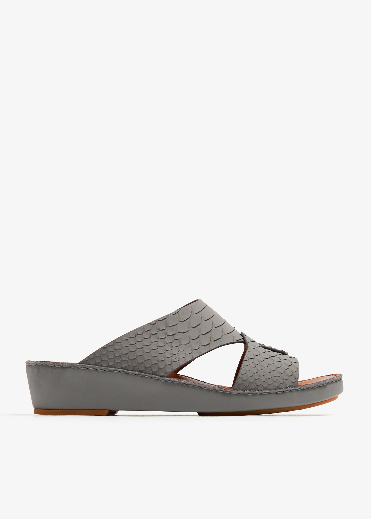 

Piega Python Cucire sandals, Grey