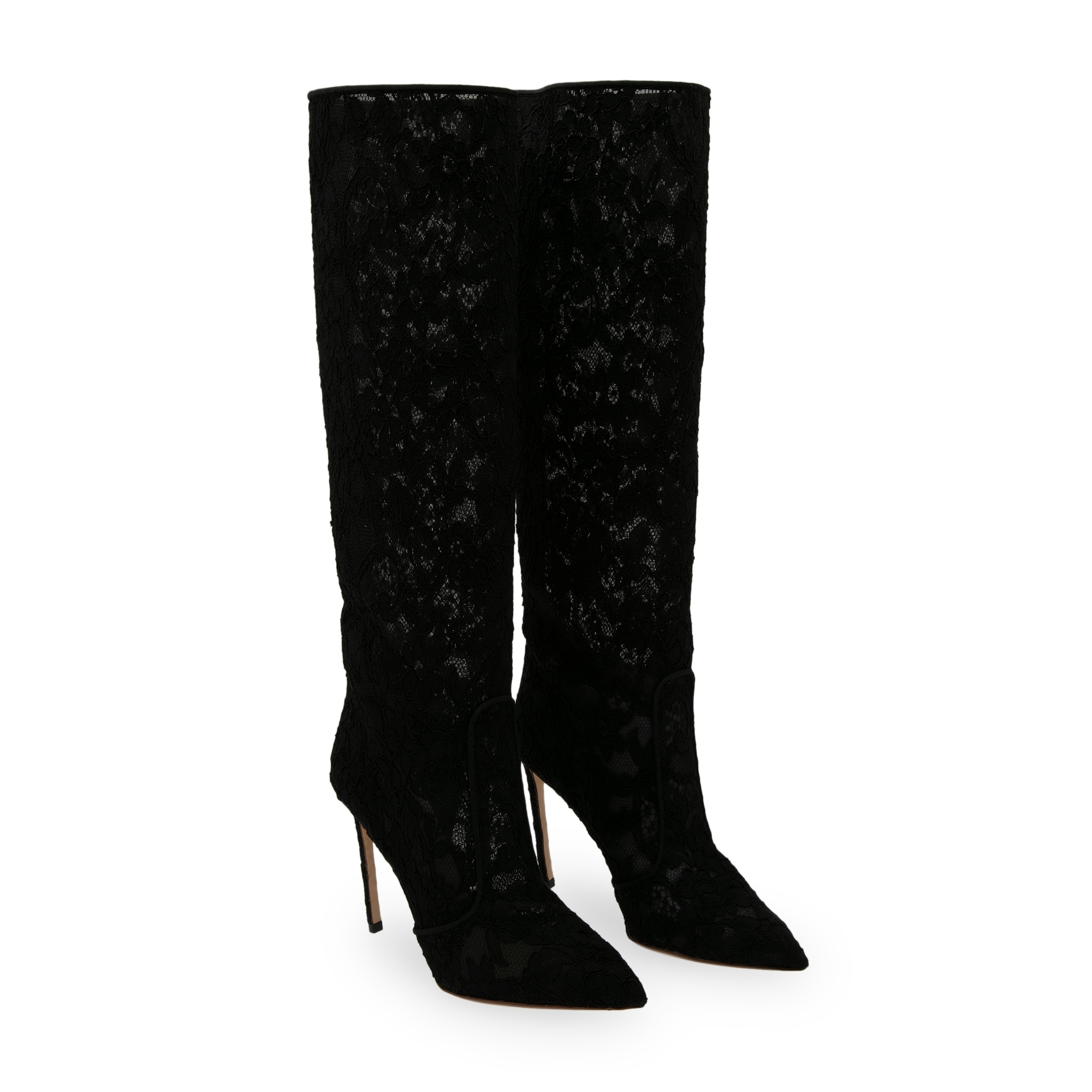 

Lace boots, Black