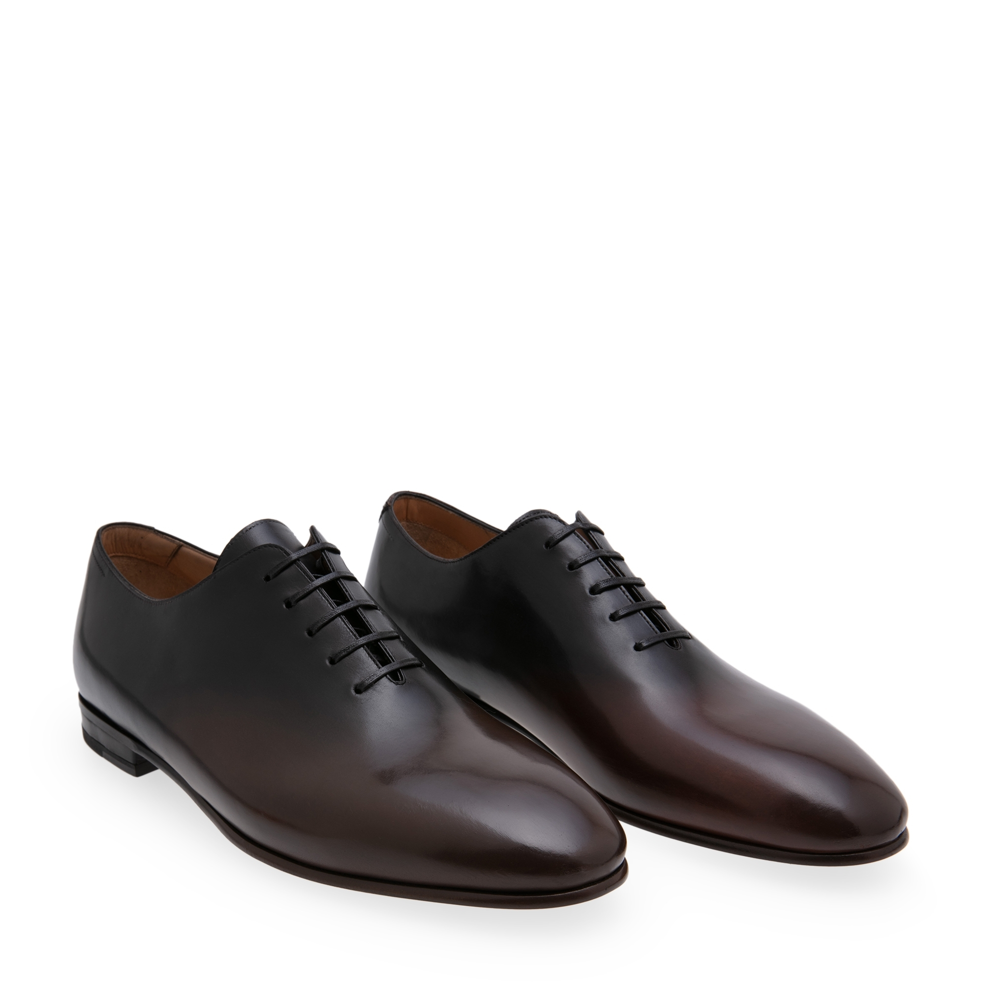 

Leather Oxford shoes, Black