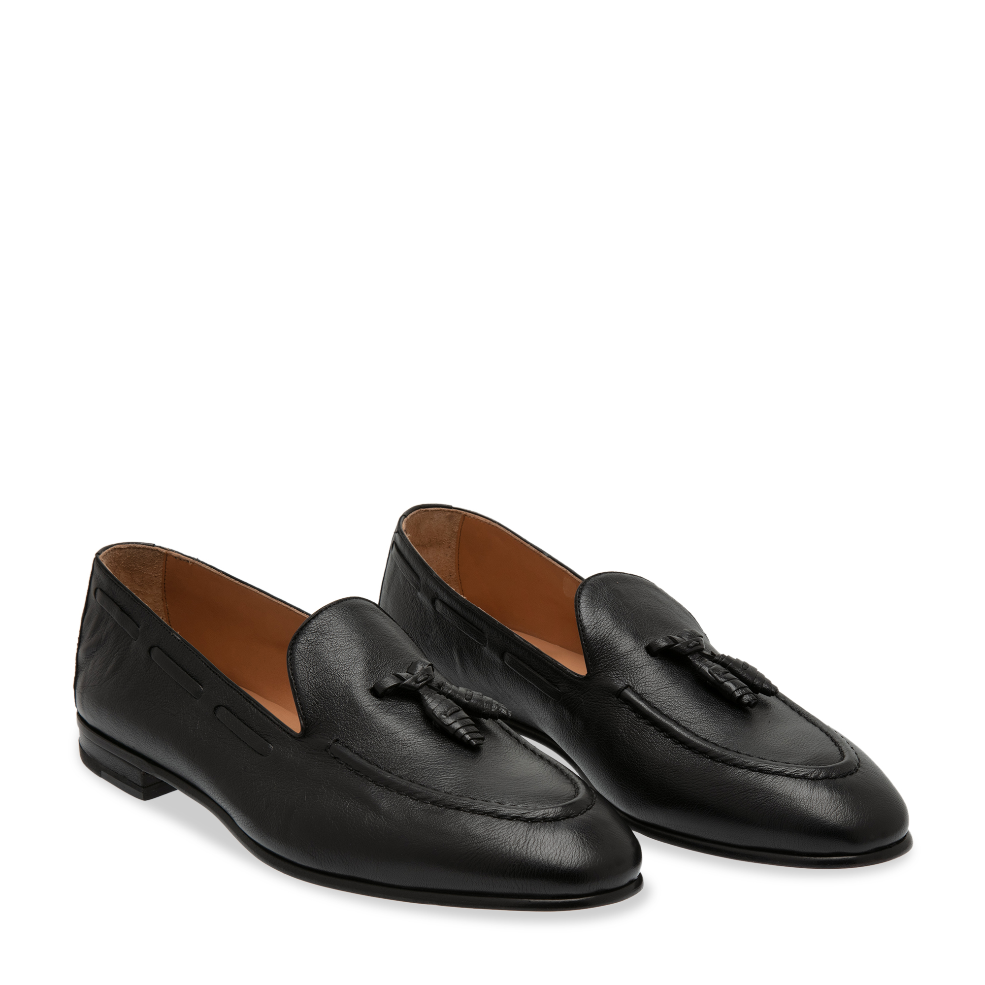 

Leather loafers, Black