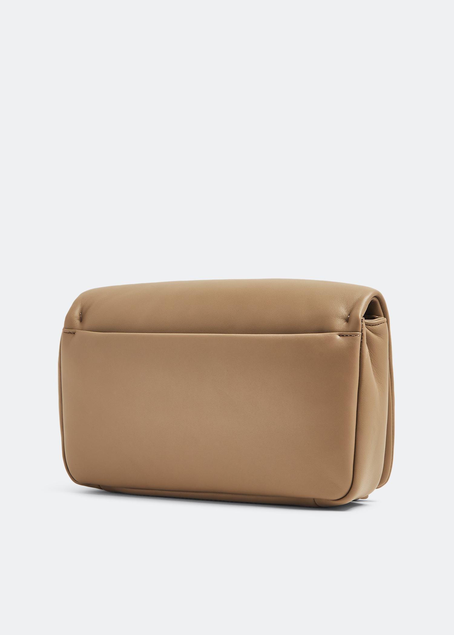Viv' Choc Mini Shopping Bag in Leather Brown Woman